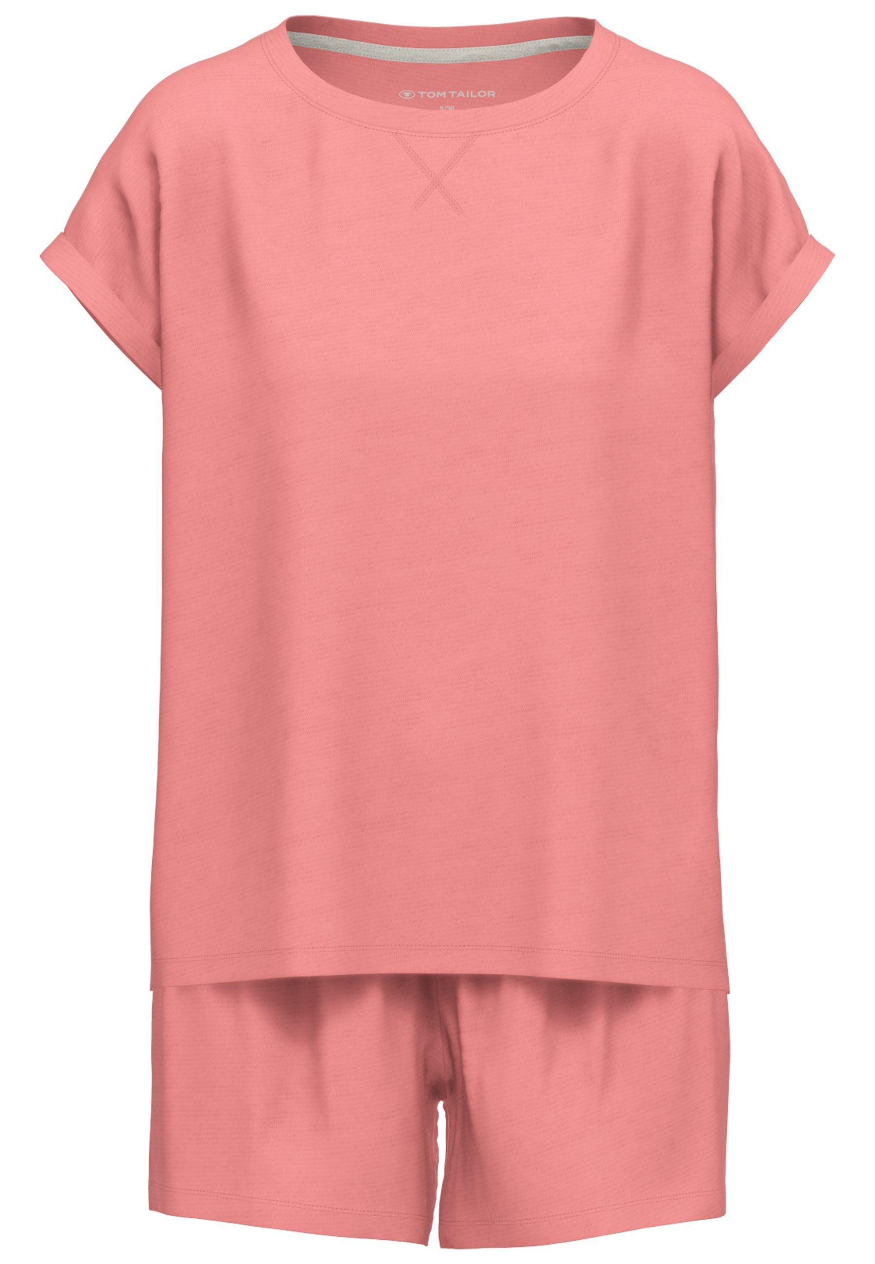 TOM TAILOR Shorty Kenmare (2 tlg) mit Print, Kurzarm, Rundhalsausschnitt, k günstig online kaufen