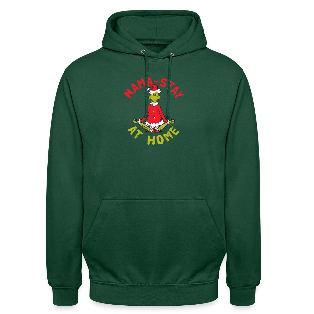 Hoodie Der Grinch Meditation Nama-Stay At Home Unisex Hoodie