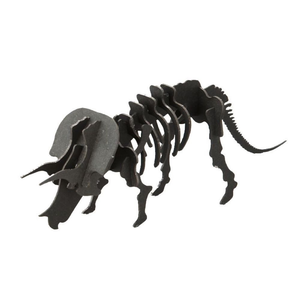 MystiCalls 3D-Puzzle 3D Puzzle Triceratops Dinosaurier Dino ab 12 Jahren, Puzzleteile, Sehr filigran gearbeitet