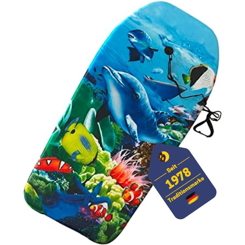 Best Sporting Bodyboard Kinder Delfin Surfbrett, Kinder-Surfbrett, 92 cm, Maximale Belastbarkeit bis 75 kg