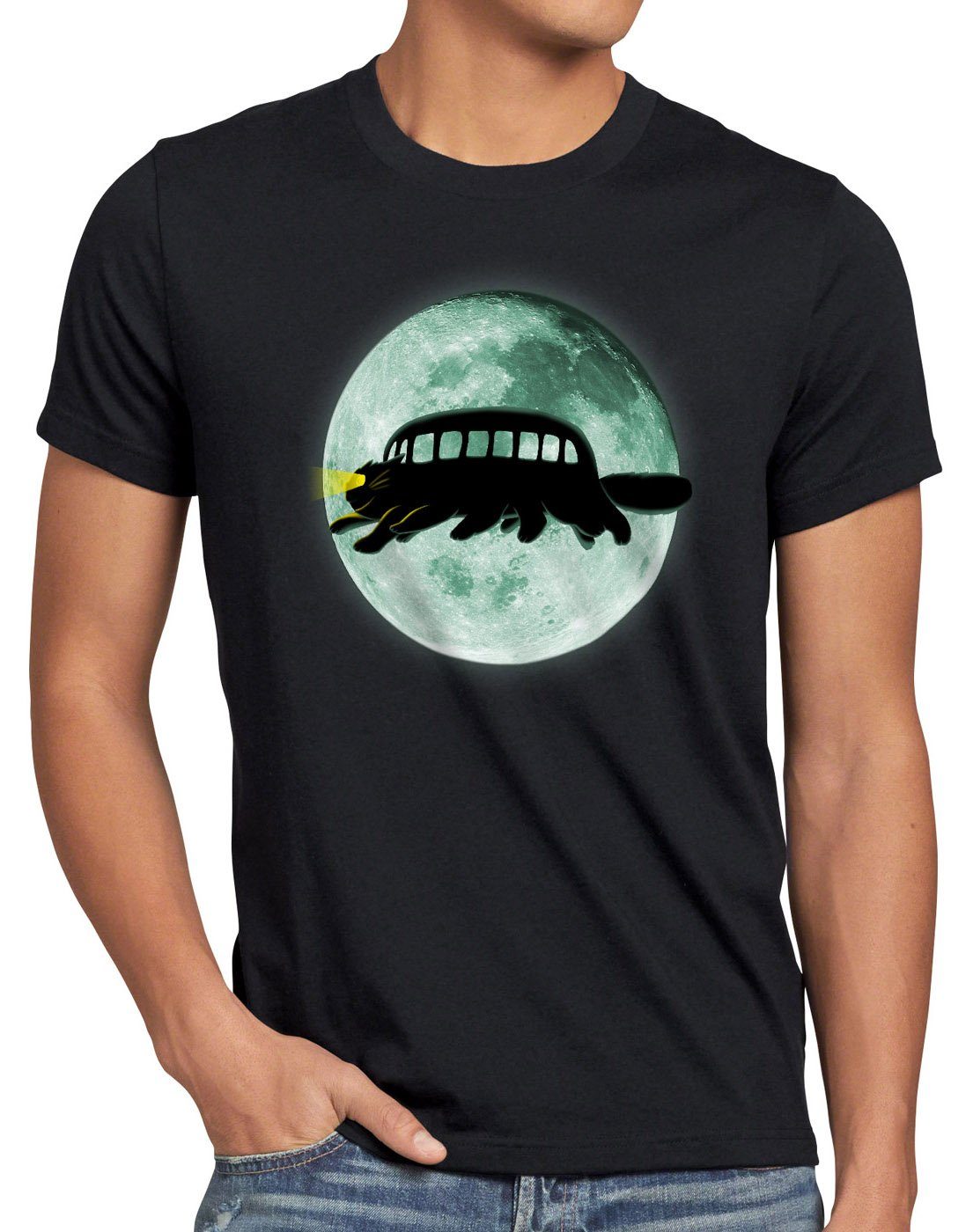style3 T-Shirt Totoro Nekobus stop neko ghibli japan mein nachbar tonari totoro