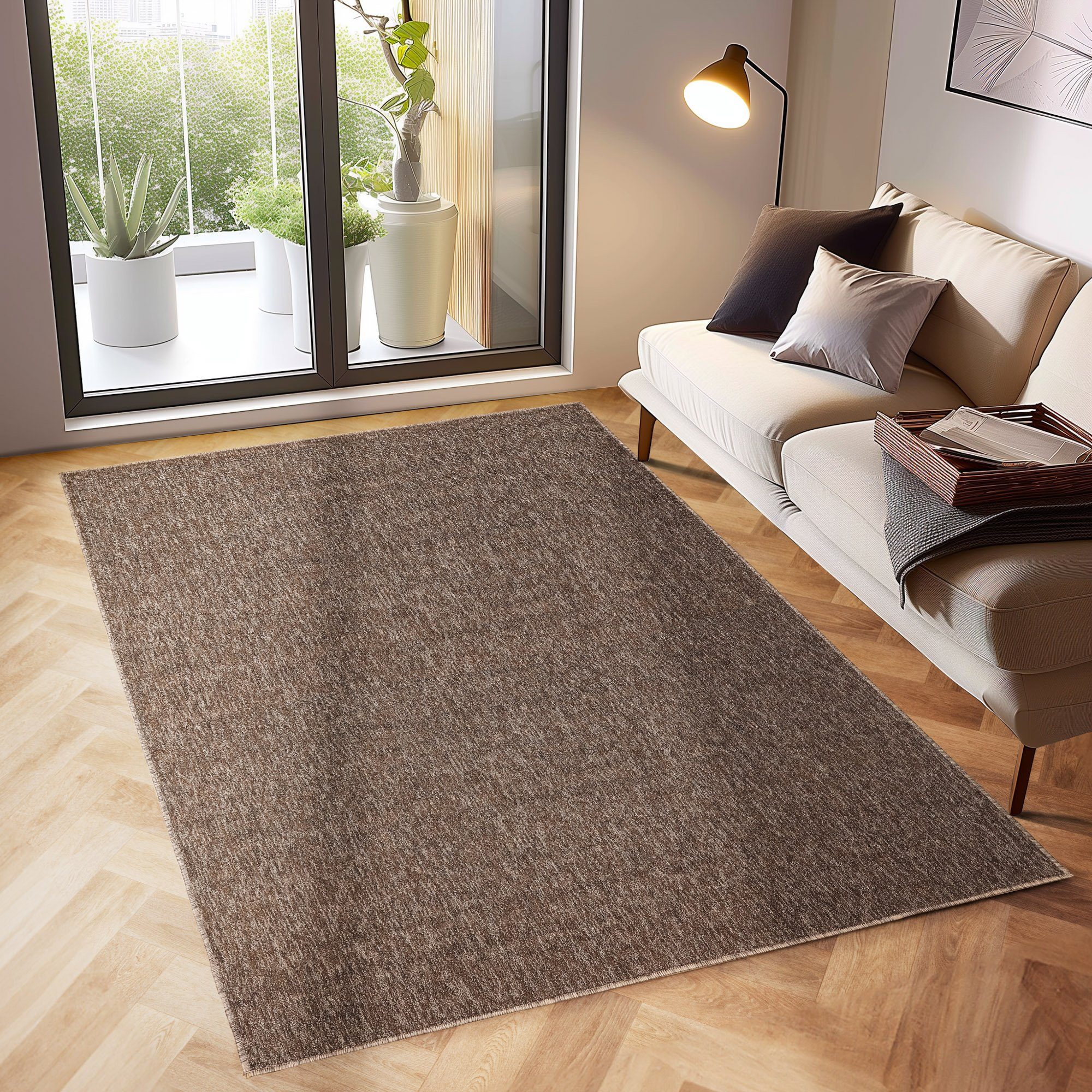 SIMPEX24 Teppich Unicolor - Einfarbig, Läufer, günstig online kaufen