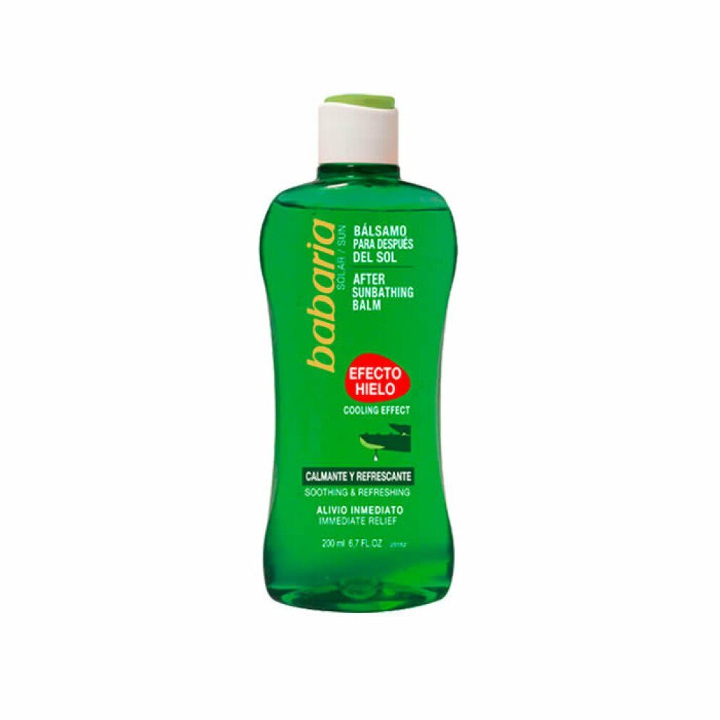 babaria Sonnenschutzpflege SOLAR ALOE VERA AFTER SUN gel efecto hielo