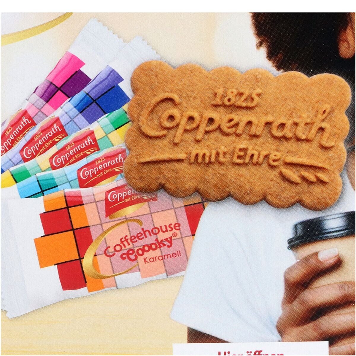 Coppenrath Kekse Coffeehouse Coooky Karamell, Karamellgebäck 300er Pack – Bild 4 von 4