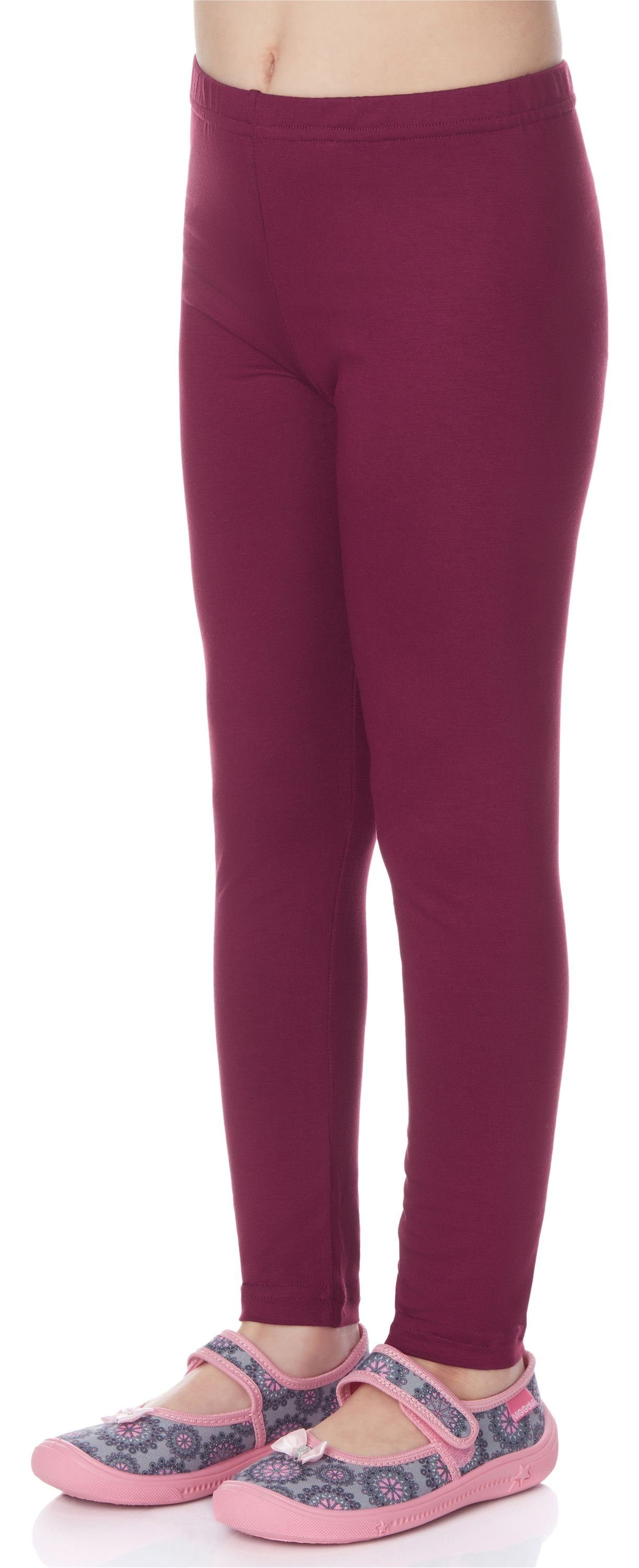 Merry Style Leggings Mädchen Lange Hose Freizeithose mit weitem Bein MS10-130 (1-tlg) elastischer Bund