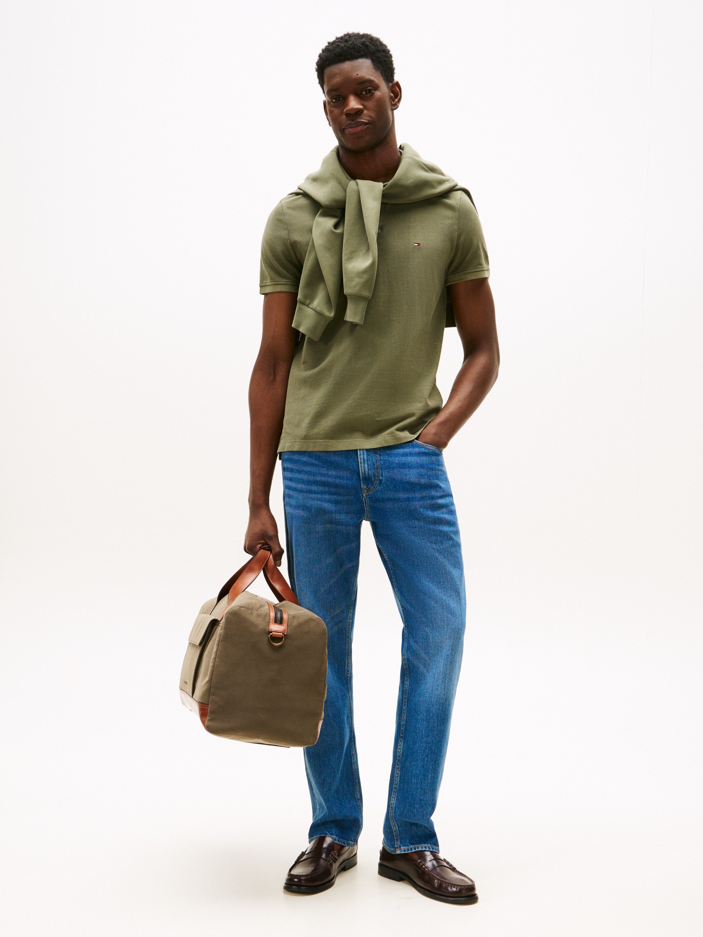 Tommy Hilfiger Poloshirt GARMENT DYE REG POLO leicht gewaschene Optik günstig online kaufen