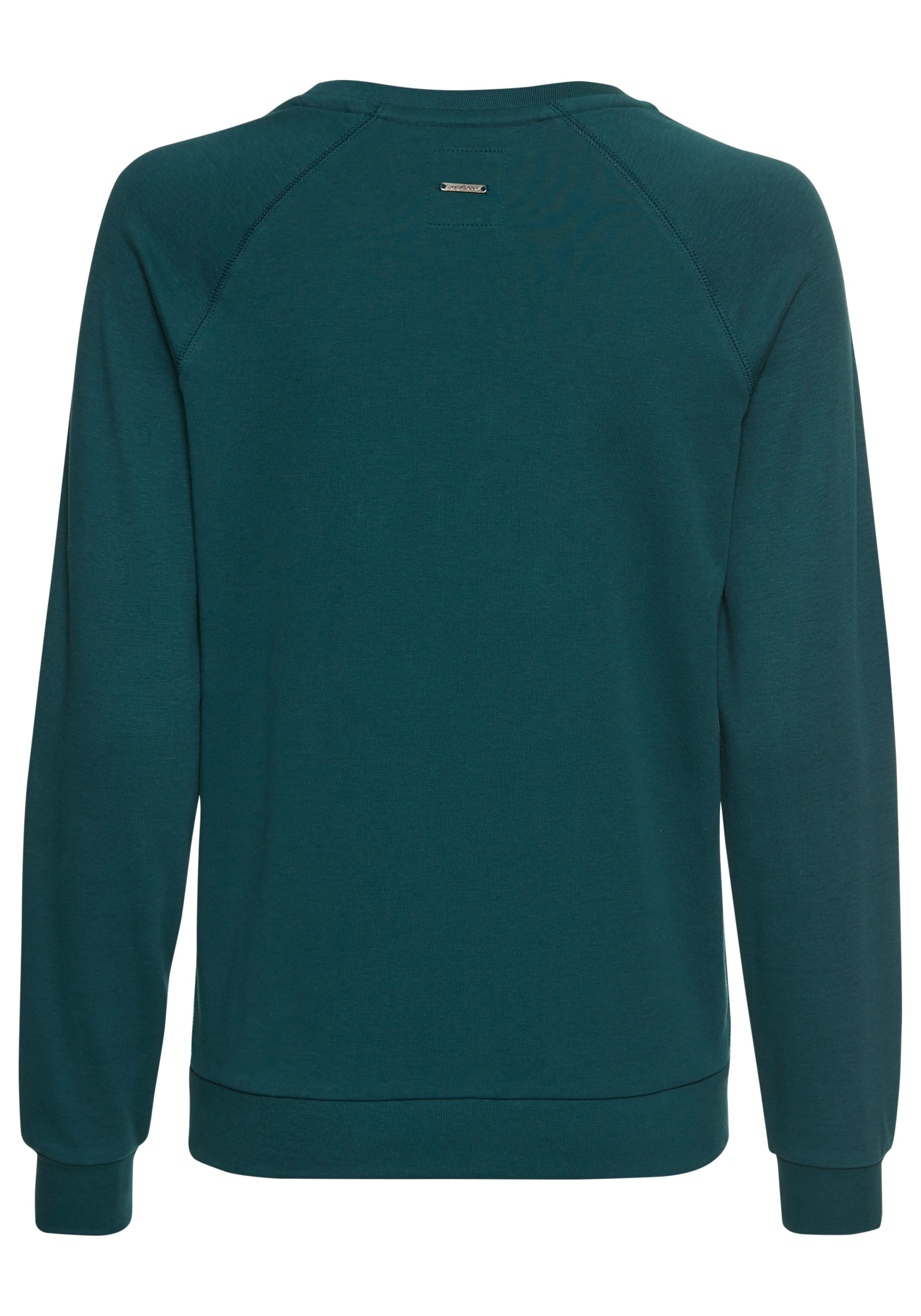 KangaROOS Sweatshirt mit Rundhalsausschnitt, Langarm, aus Baumwolle, bequeme Passform