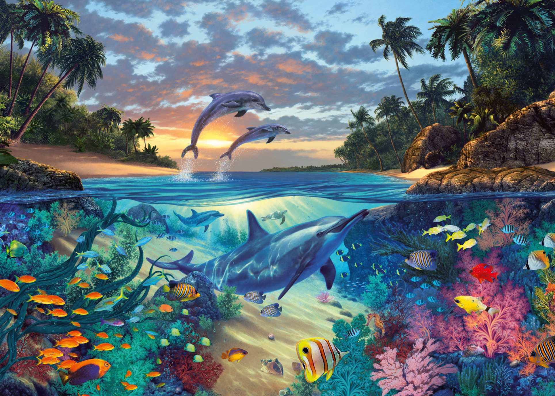 Ravensburger Puzzle Korallenbucht, 1000 Puzzleteile, Made günstig online kaufen
