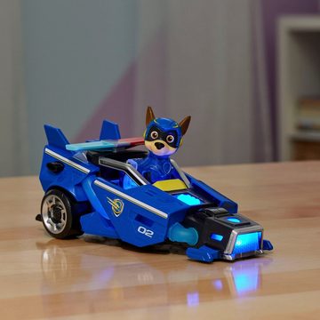 Spin Master Spielzeug-Auto Paw Patrol - Movie II - Basic Themed Vehicles Chase, Polizeiauto mit Welpenfigur, Licht- und Soundeffekt