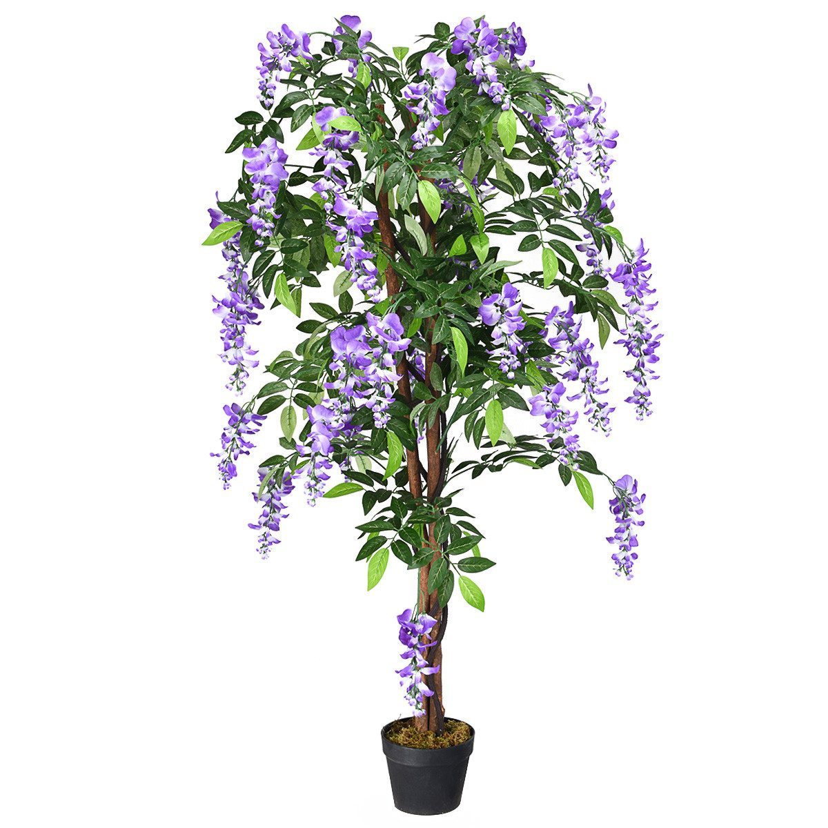 Kunstpflanze Wisteria Baum, Kunstbaum, KOMFOTTEU, Höhe günstig online kaufen