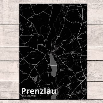 Mr. & Mrs. Panda Postkarte Prenzlau - Geschenk, Einladung, Geschenkkarte, Städte, Stadt Dorf Kar