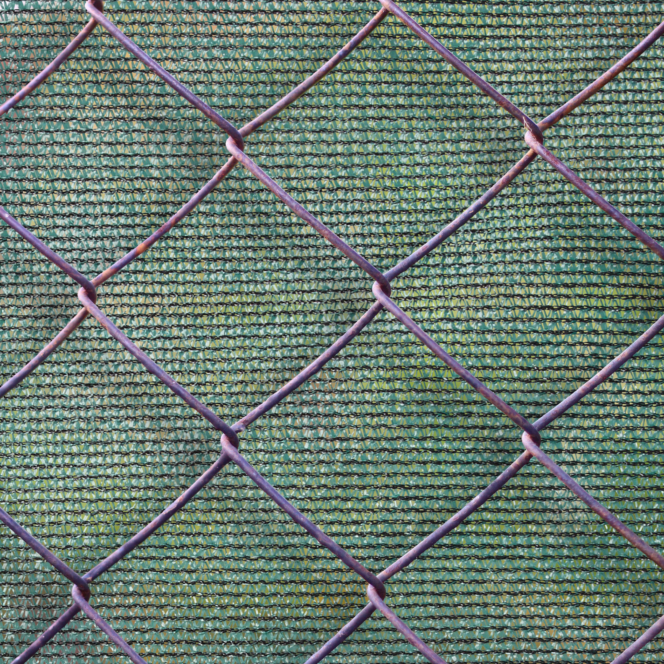 1,2 x grün Meter Blende 10 relaxdays Zaunblende 1,20m,