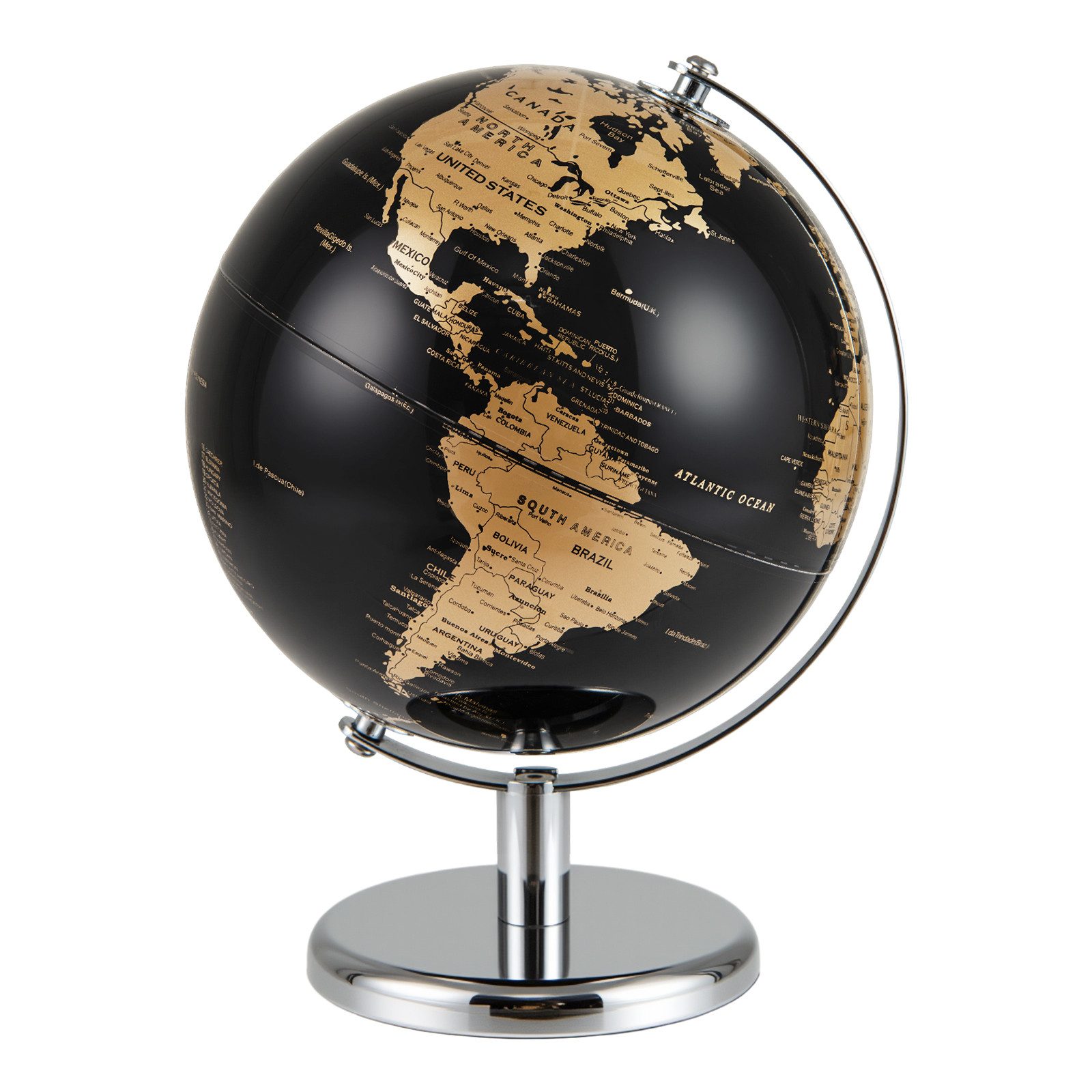 KOMFOTTEU Globus, Schülerglobus Weltkugel mit stabilem Standfuß aus Metall