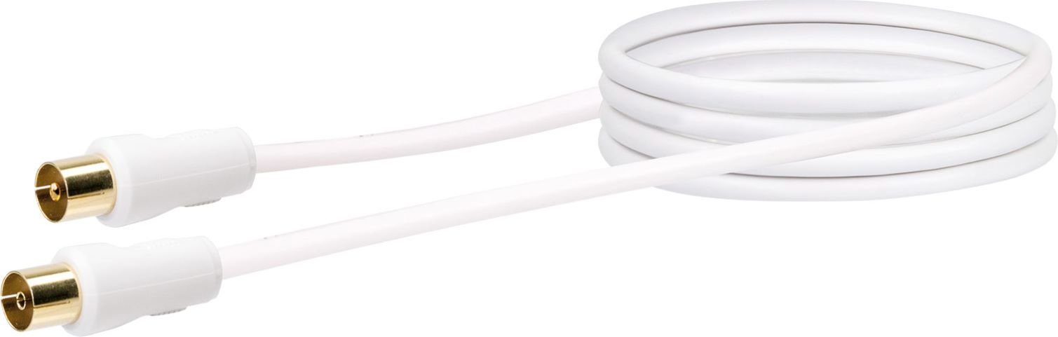 Schwaiger KVKHQ15 532 SAT-Kabel, IEC Stecker, (150 cm), 2-fach geschirmt