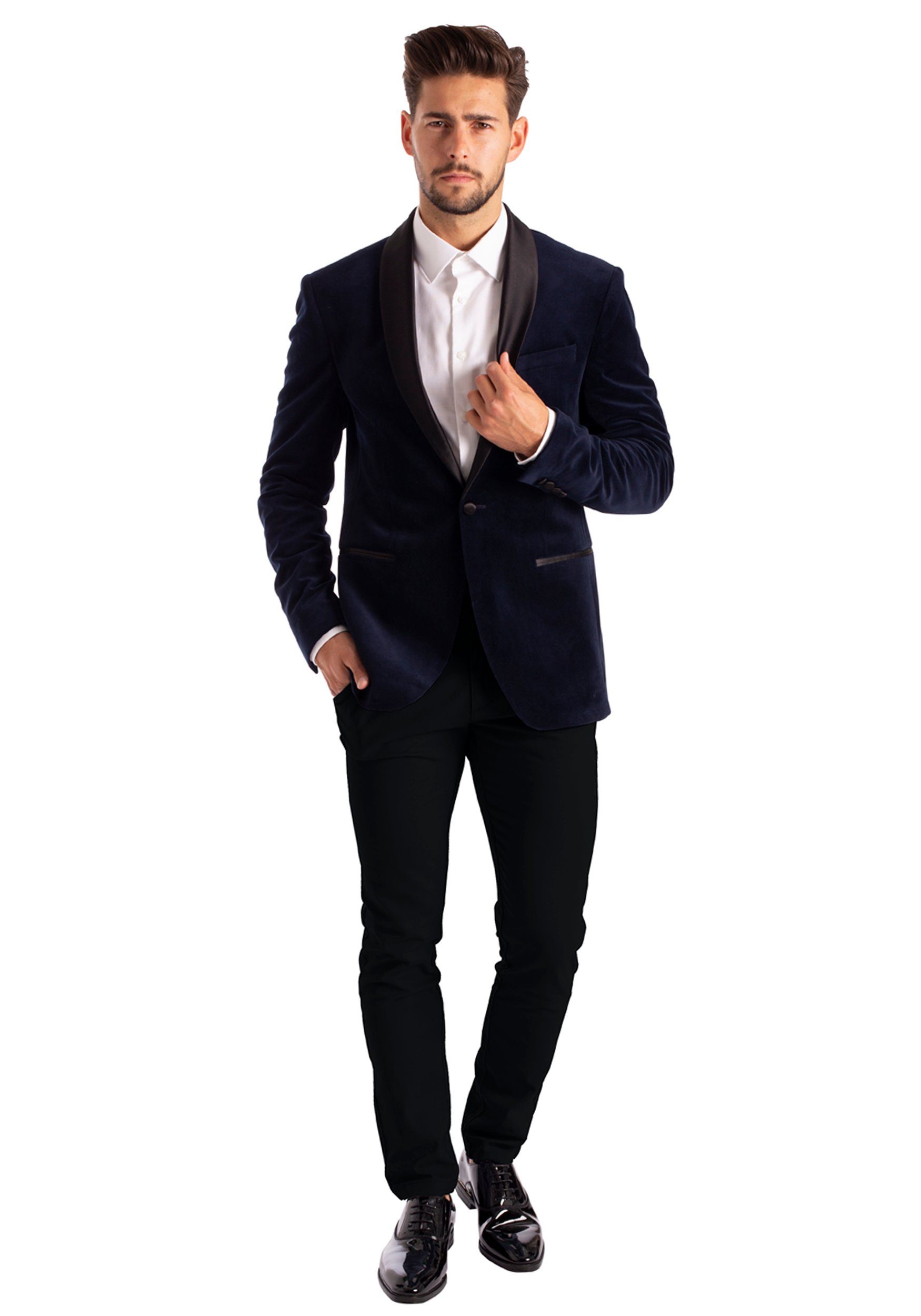 BlauerHafen Chinohose Herren Chinohose Slim Fit Stretch Business Casual Stoffhose Freizeit 4 Taschen (2 Vorder- und 2 Gesäßtaschen)