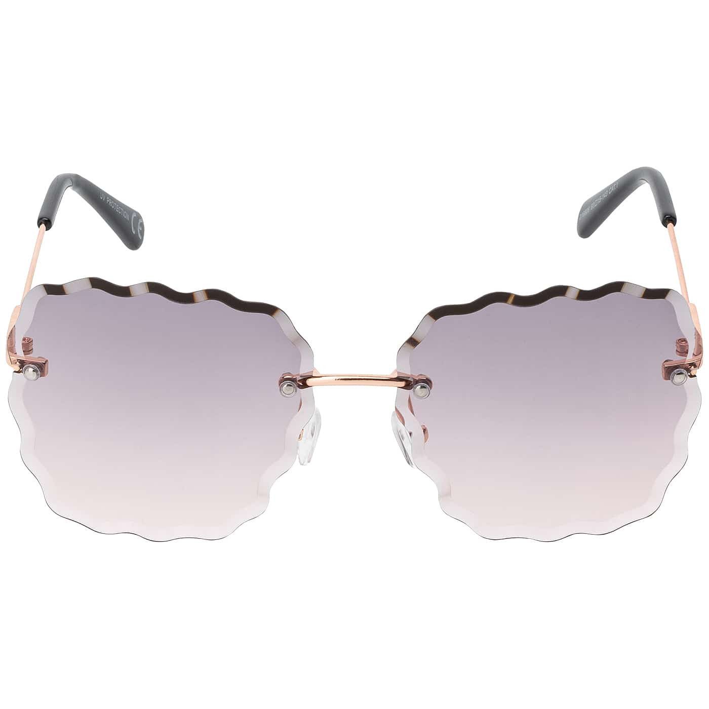 BEZLIT Eyewear Retrosonnenbrille Eckige Form Damen Sonnenbrille (1-St) mit bunten Linsen