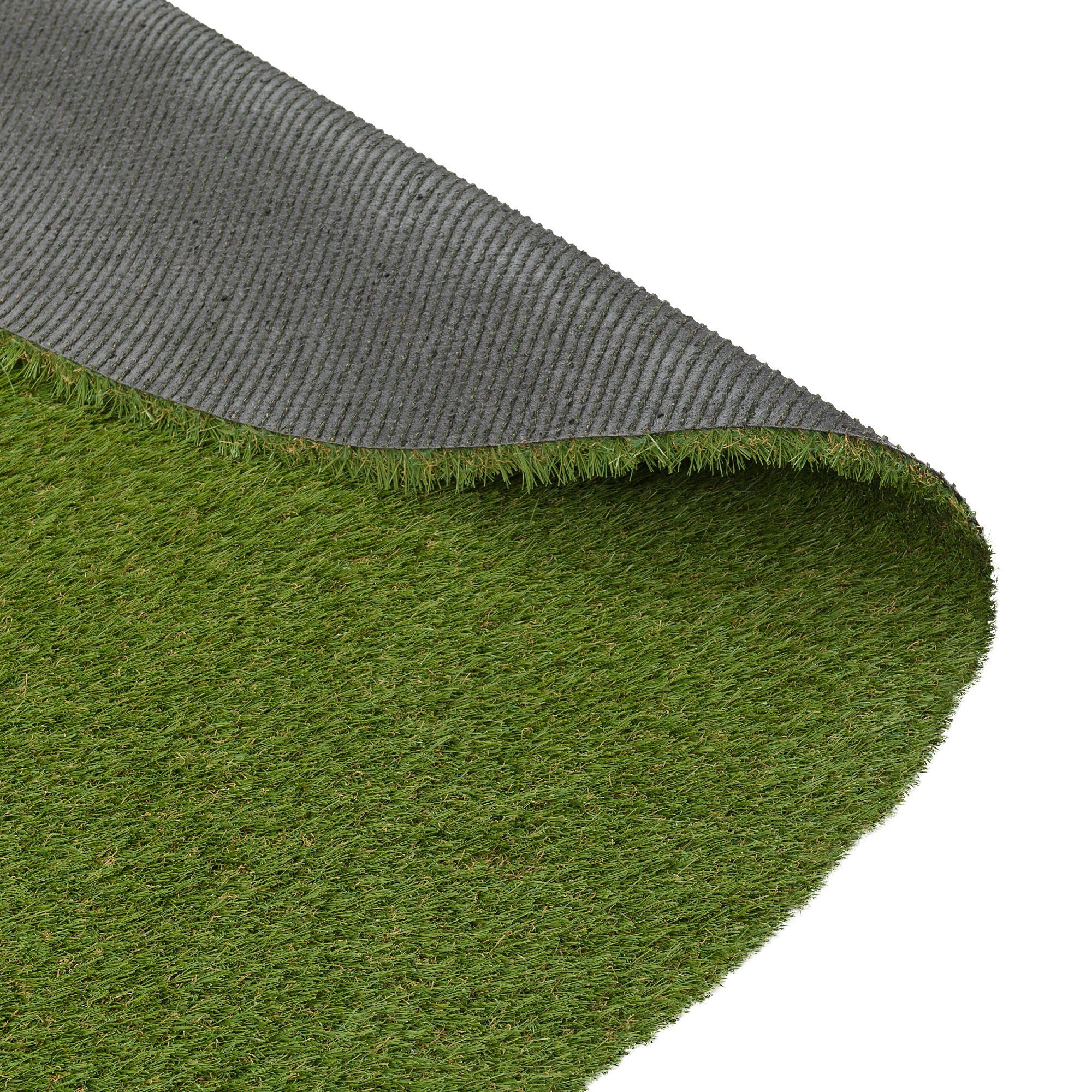 Snapstyle Rasenteppich Luxus Kunstrasen Rasenteppich Wembley Rund, Rund, Höhe: 20 mm