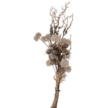 Kunstpflanze aus Kunststoff, Georg Stiels, 5 Deko-Zweige mit Kunst-Schnee bestäubt
