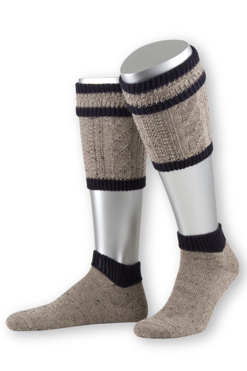 Lusana Trachtensocken Loferl - L479T - dunkelblau, oliv, dunkelrot günstig online kaufen