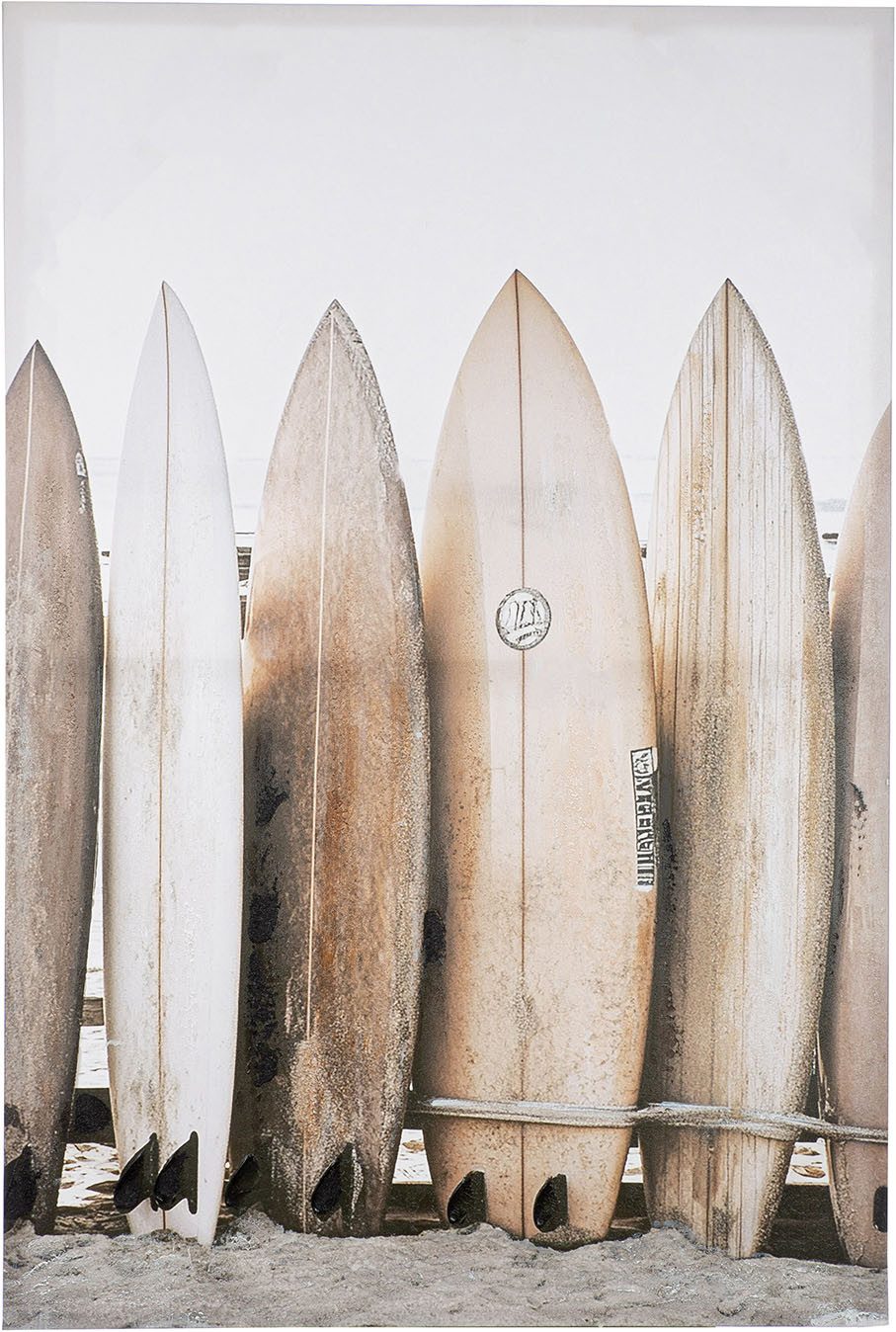 GILDE Metallbild Bild rechteckig Surfbretter, Strandbilder (1 St)