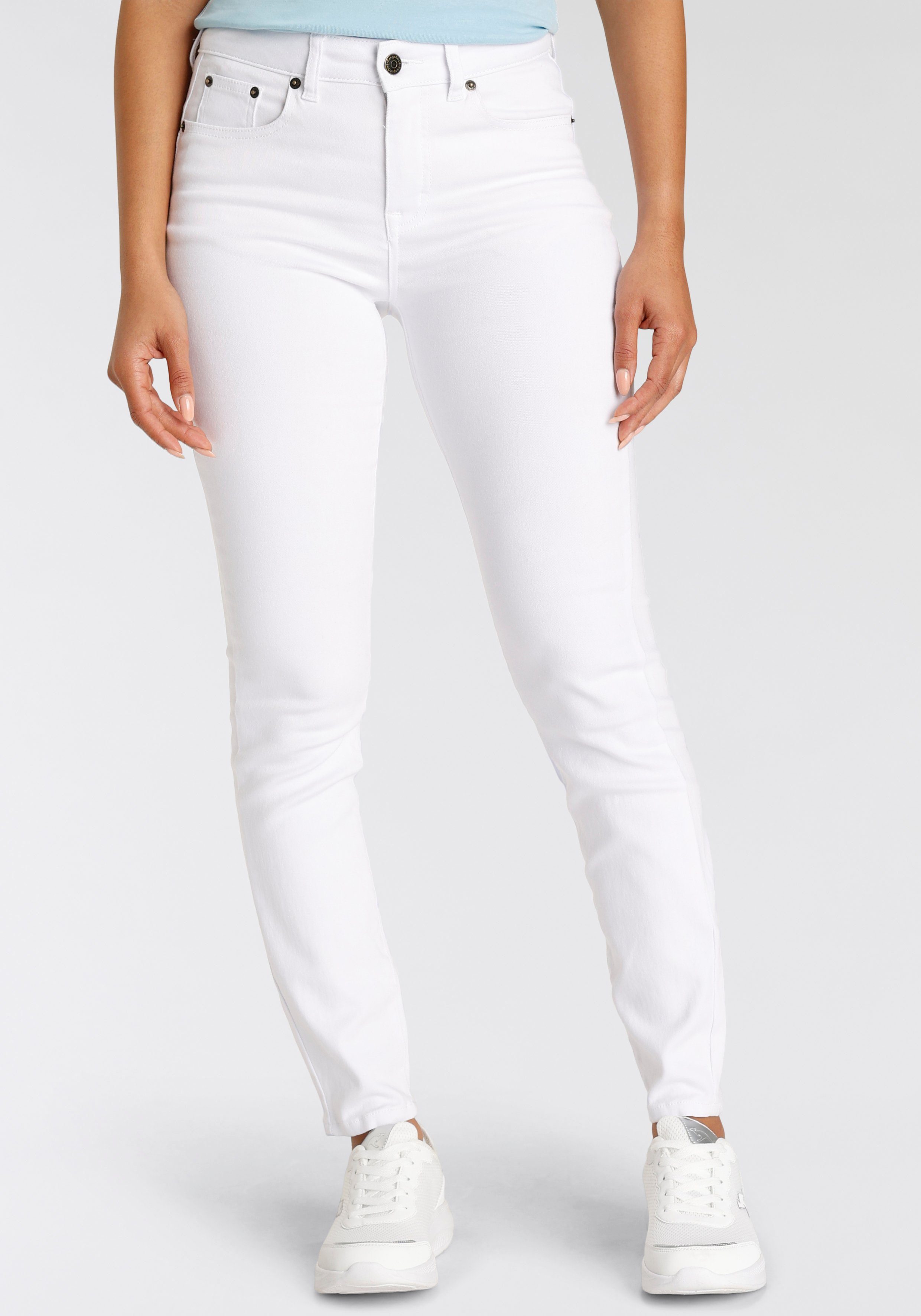 KangaROOS Slim-fit-Jeans CROPPED WAIST SLIM HIGH NEUE FIT KOLLEKTION