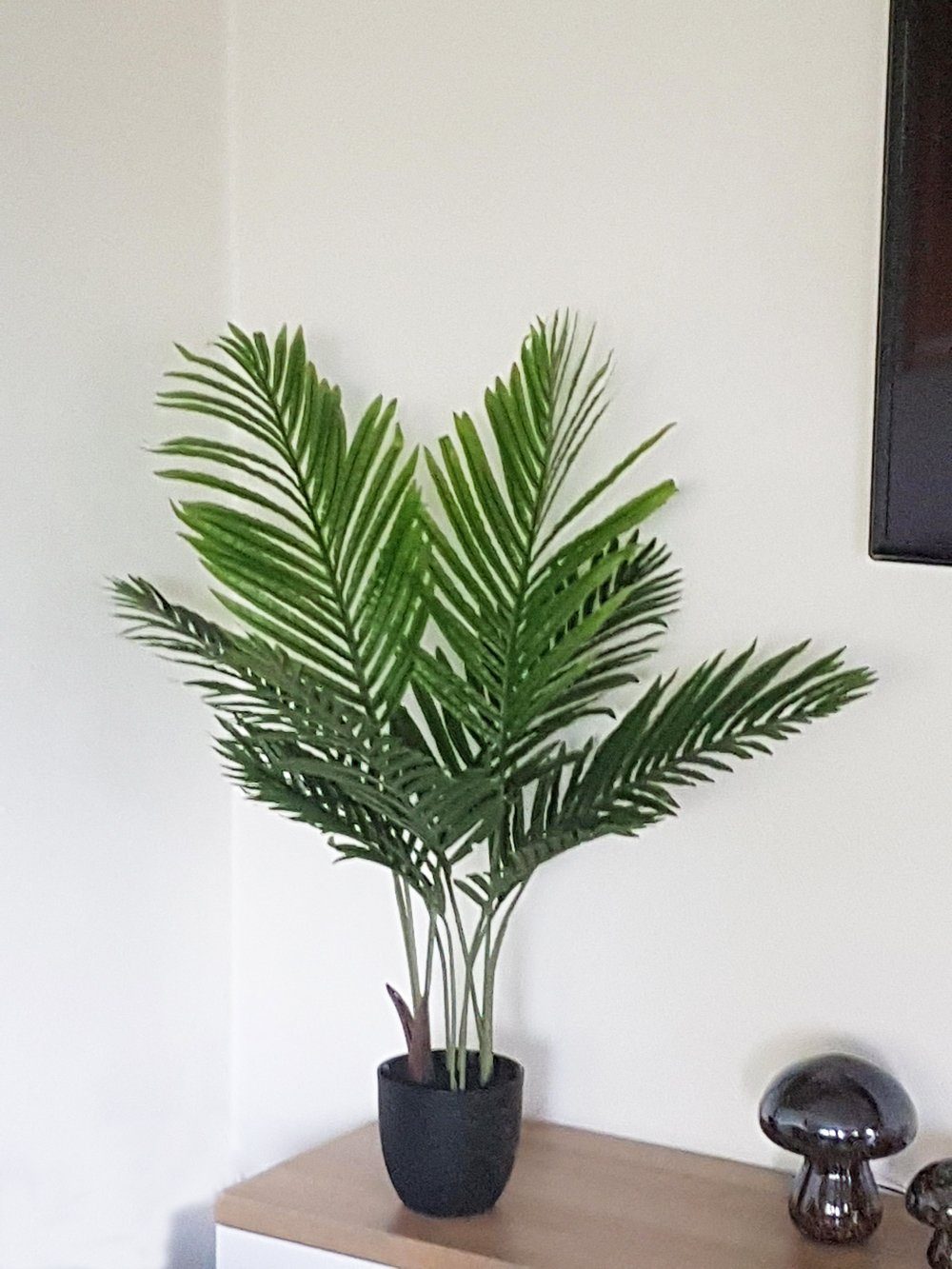 Palme, Topf cm, KP111 Kunstpflanze Pflanze künstliche Kunstpalme Palme Arnusa, im 90 Höhe