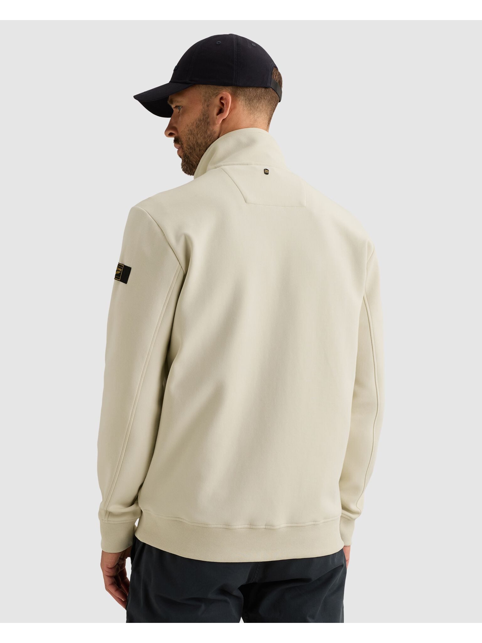 PME LEGEND Sweatjacke Seitliche Reißverschlusstaschen, vordere Passe mit dezenten Ziernähten