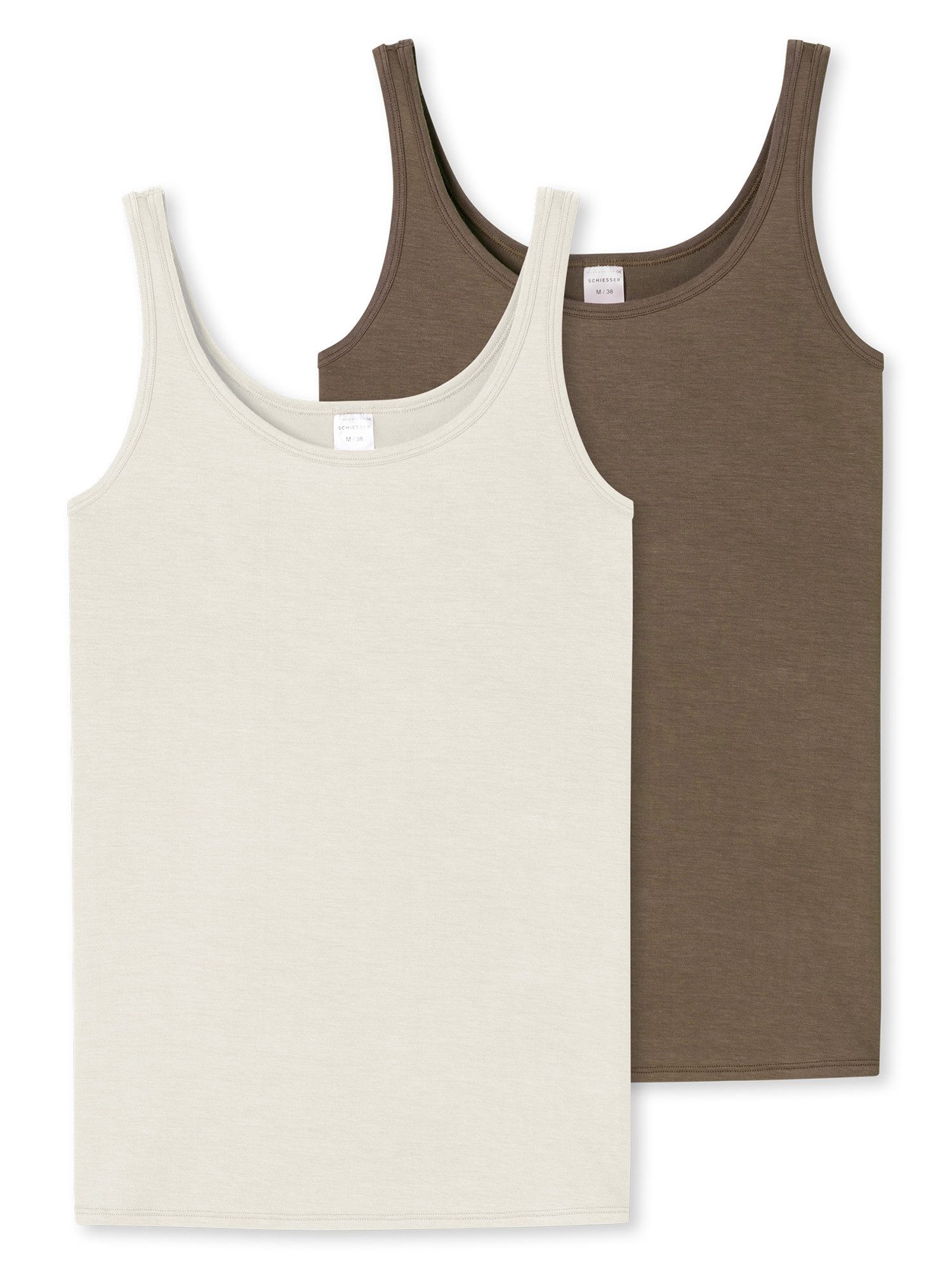 Schiesser Trägertop Modal Essentials (2-tlg) träger-top günstig online kaufen