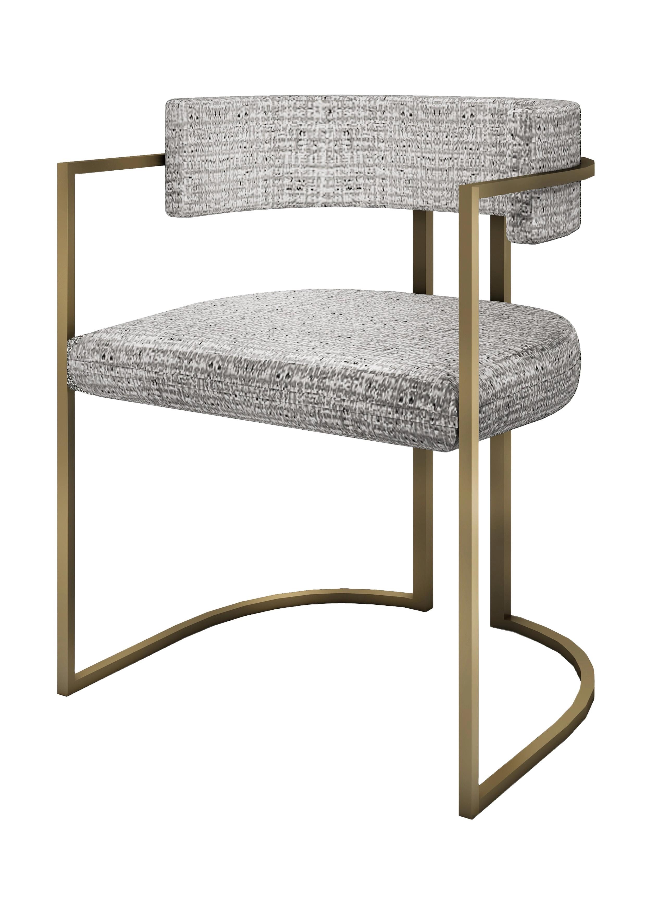 Sessel Metall Design Polster Lounge Club Stuhl Sitz Relax Luxus Möbel