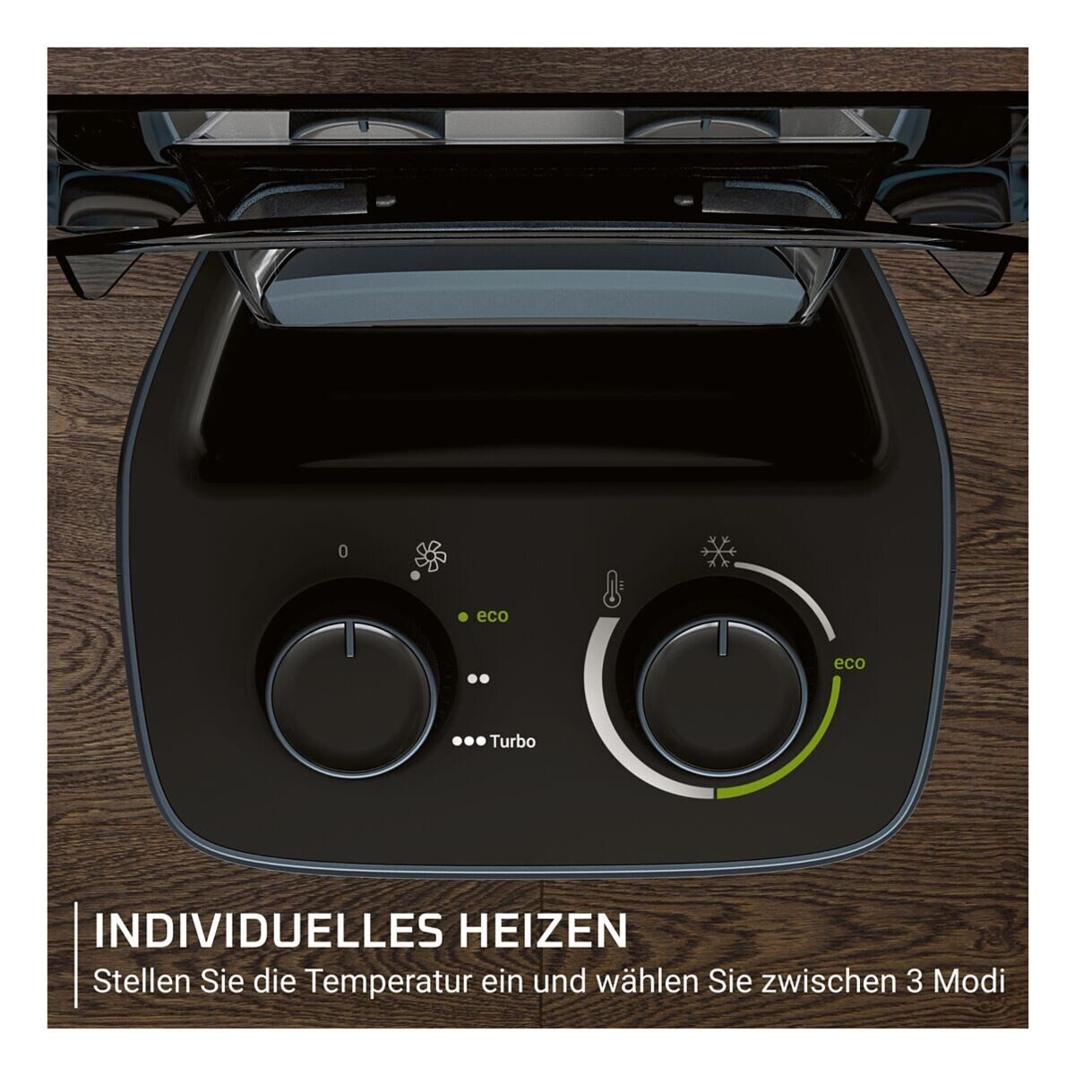 Rowenta Heizlüfter SO6551 Intense Comfort Aqua, für Räume bis 40 m², 2400 W