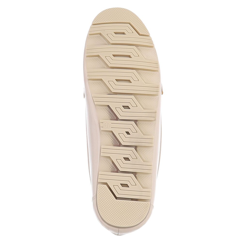 Ital-Design Eleganter Mokassin mit Schnalle für Damen im Alltag Slipper (90793502) Flach Mokassins in Beige