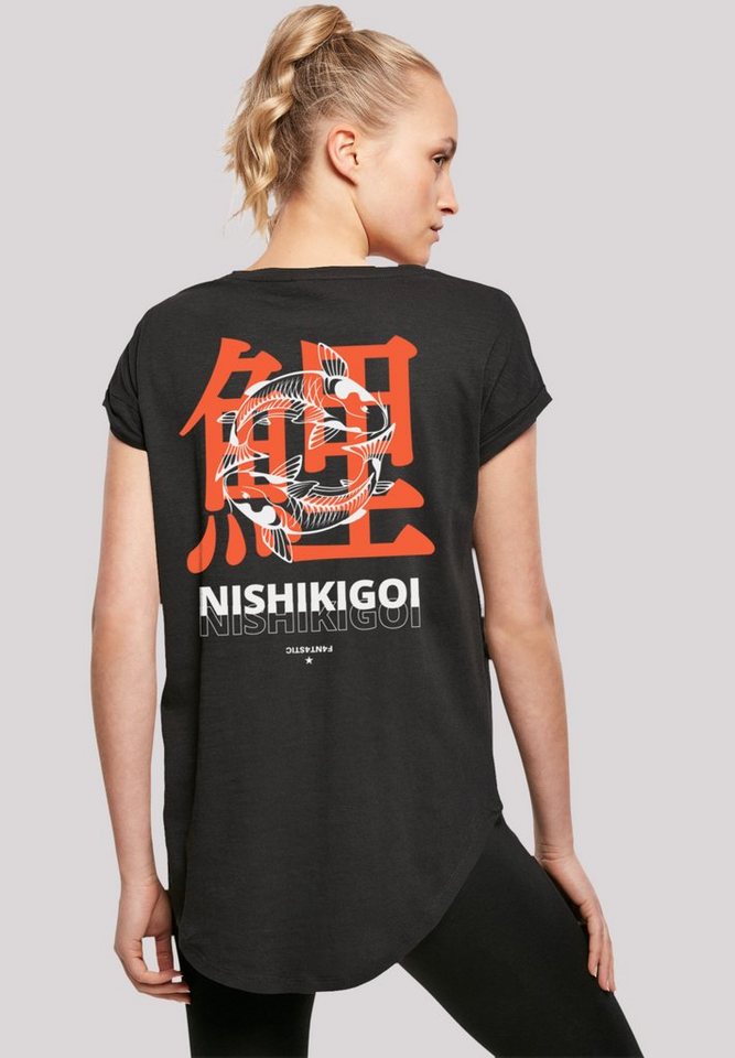 F4NT4STIC T-Shirt Nishikigoi Koi Japan Grafik Print, Sehr weicher  Baumwollstoff mit hohem Tragekomfort