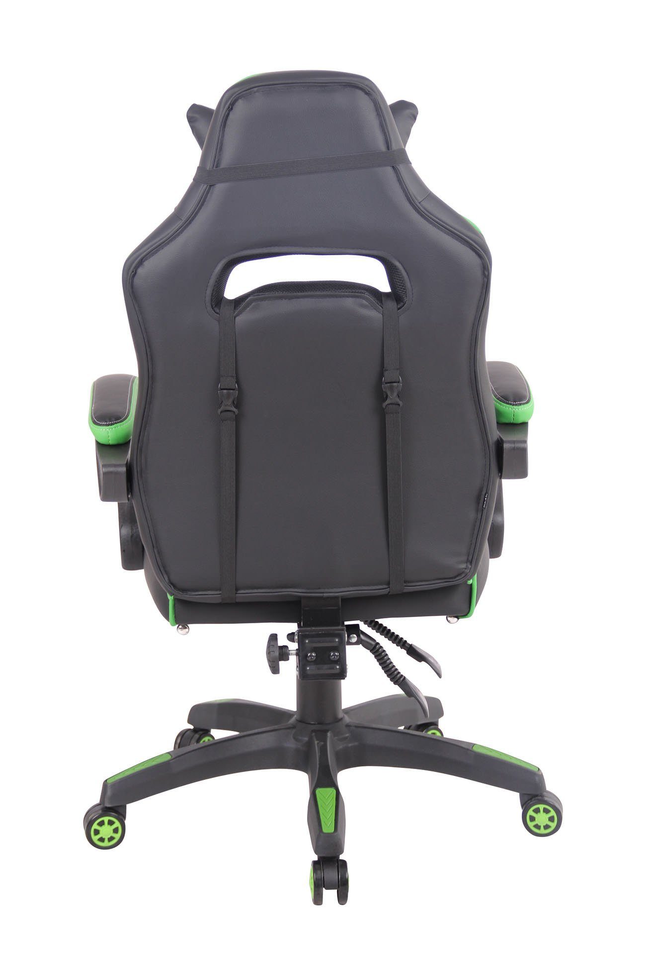 Gaming Fußablage schwarz/grün Heat mit CLP Kunstleder, Chair