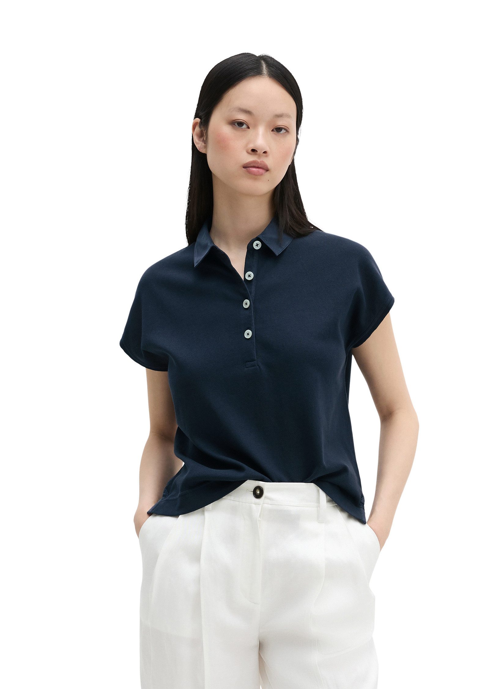 Poloshirt aus weichem Single Jersey