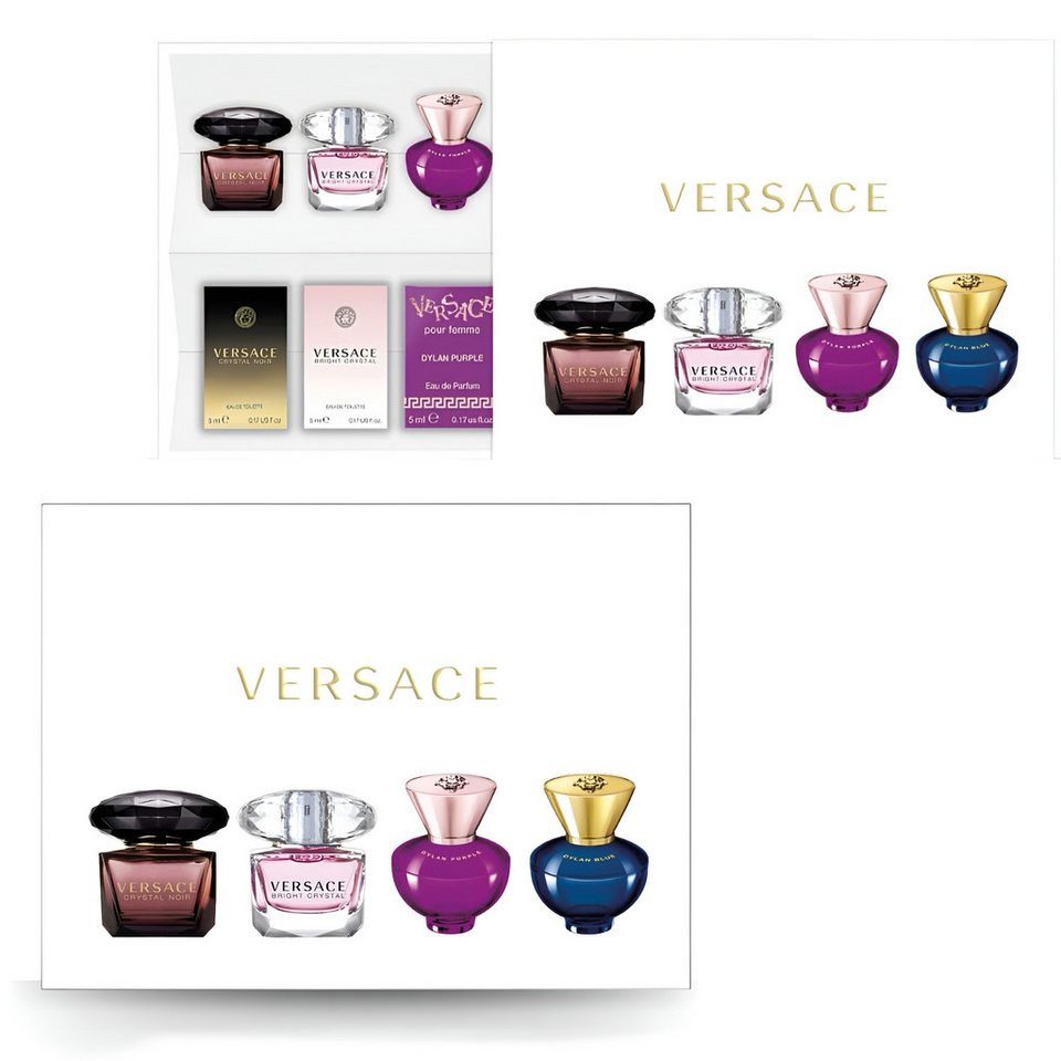 Versace Duft-Set Women Parfum Miniature Set 4x 5 ml, 4-tlg.