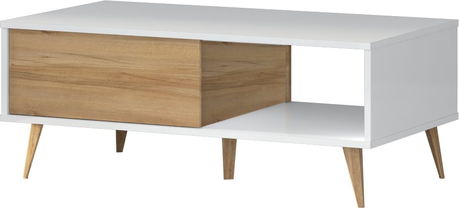 Home affaire Couchtisch Vida (H/B/T): 43/111/60cm), UV lackiert, kratzfest, hochglänzend, Soft-Close Funktion
