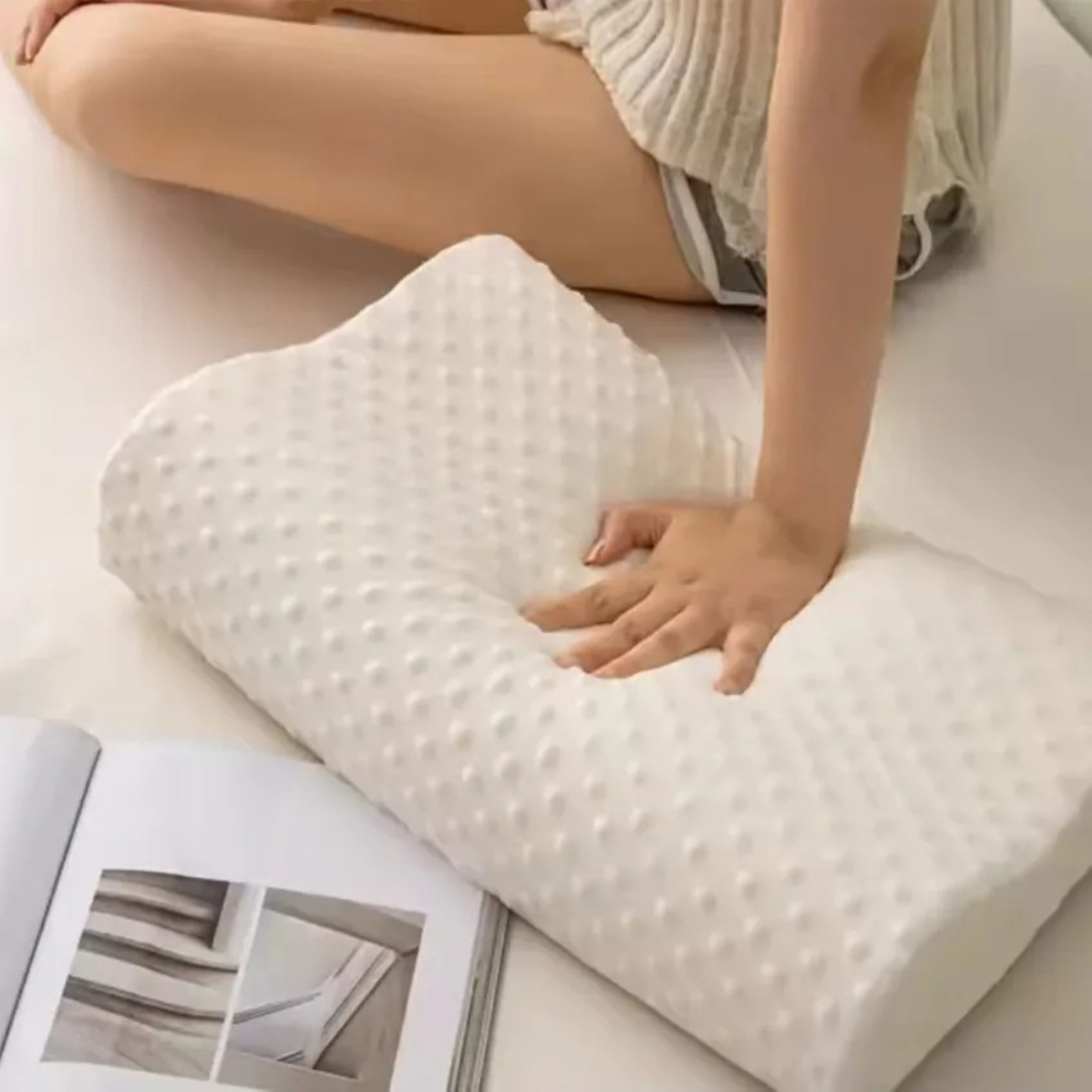 CINESIO Kopfkissen Orthopädisches Memory-Foam-Kissen ergonomisch Nacken- günstig online kaufen