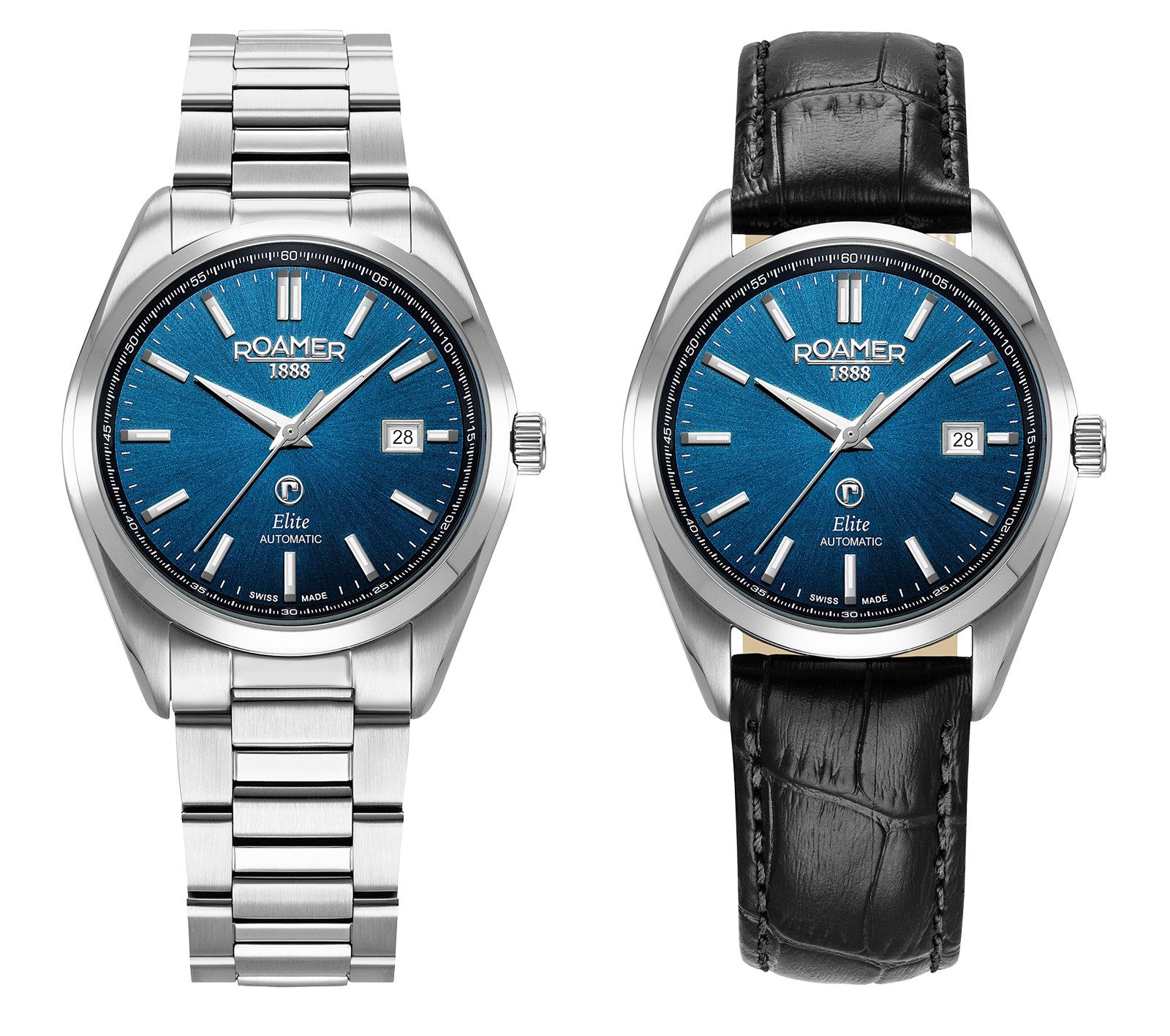 Roamer Schweizer Uhr Elite, (Set, mit Wechselband), Automatik