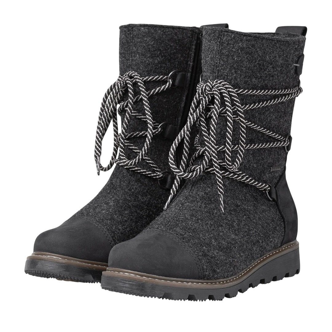 Posio GTX (Filzstiefel, wasserdicht, extrem warm) granitgrau Damen Winterstiefel