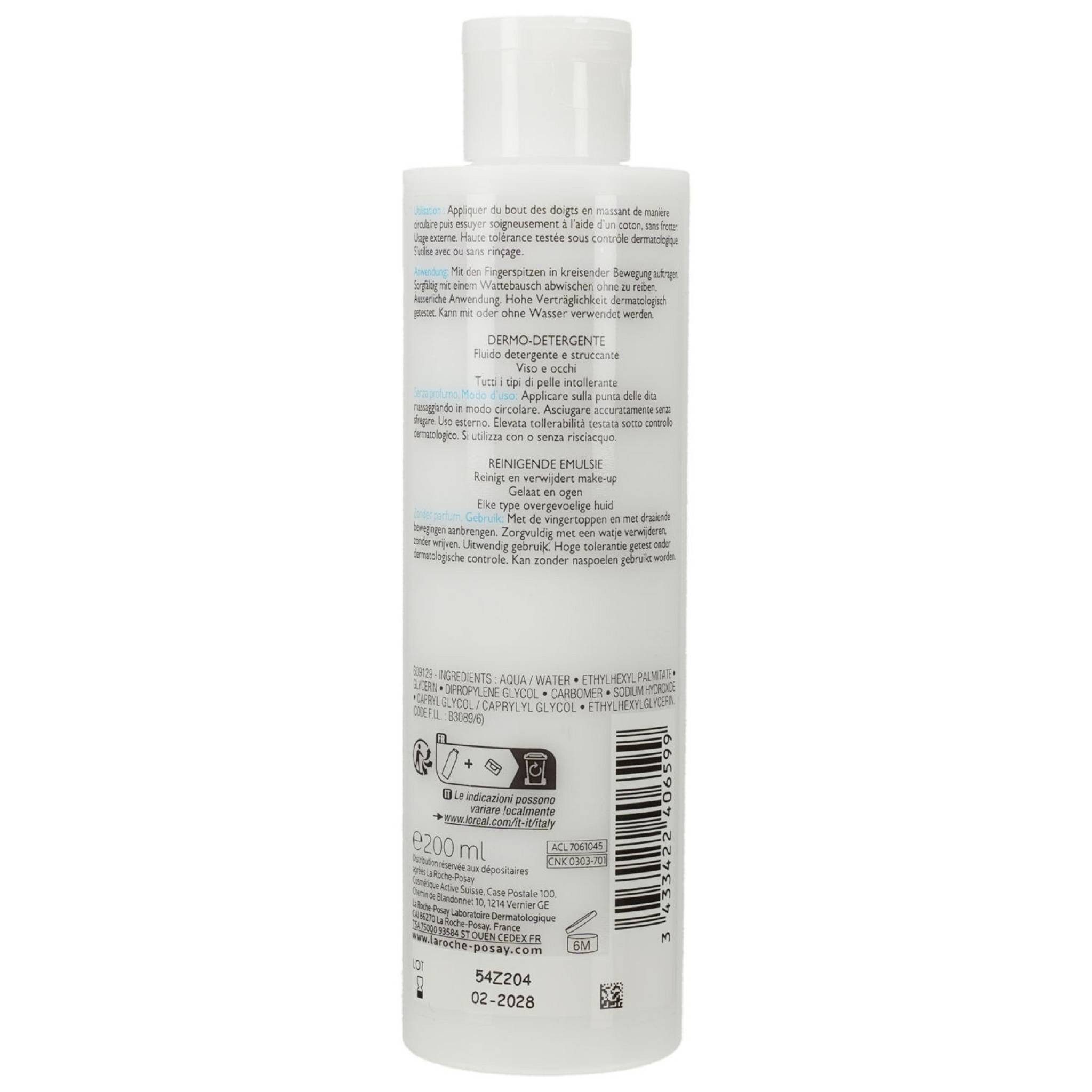 L'Oreal Deutschland GmbH Gesichtsfluid ROCHE-POSAY Toleriane Reinigungsfluid