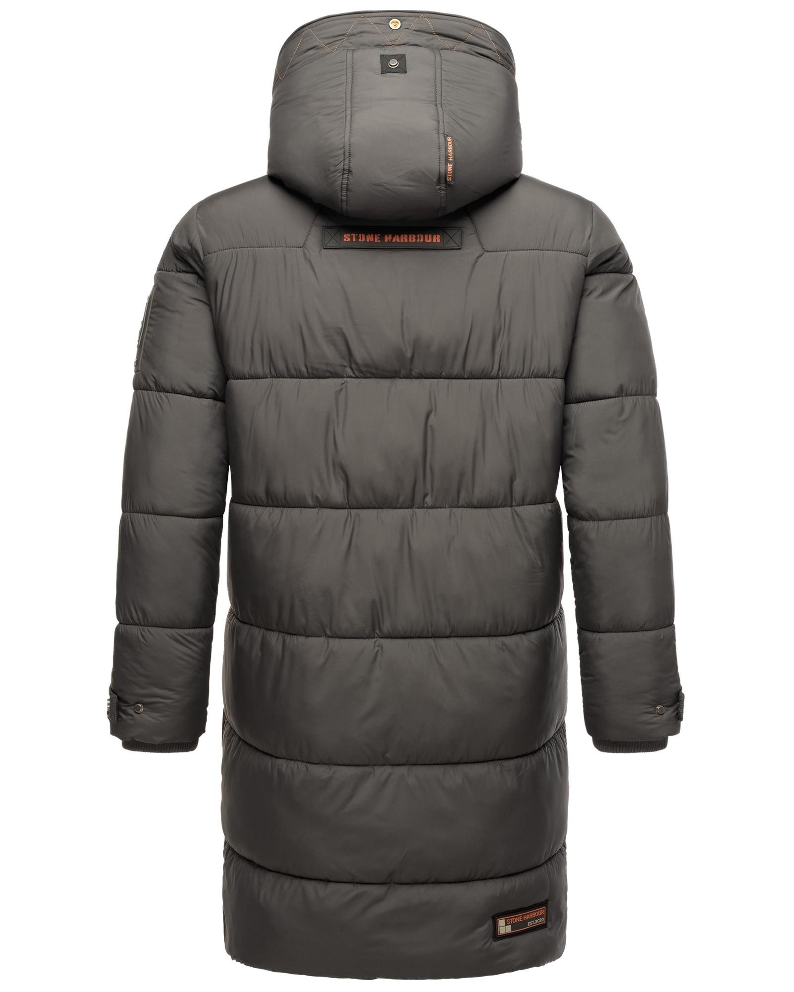 Stone Harbour Wintermantel Beviis Warmer Winter Steppmantel mit coolen Details