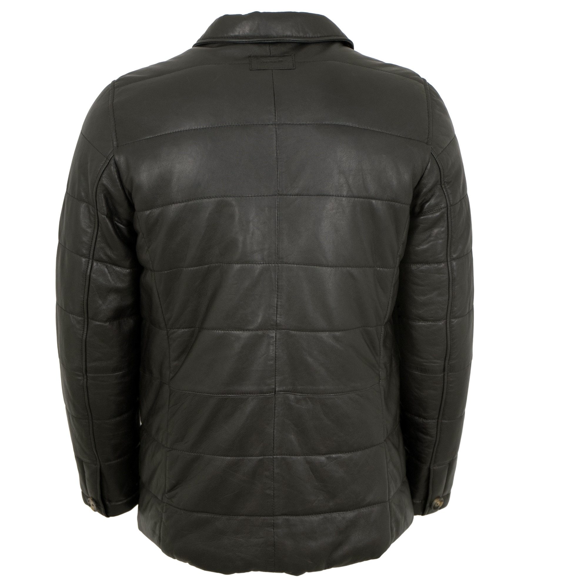 Deercraft Lederjacke DMRabun Deercraft - Herren Lederjacke Steppjacke Lammnappa schwarz