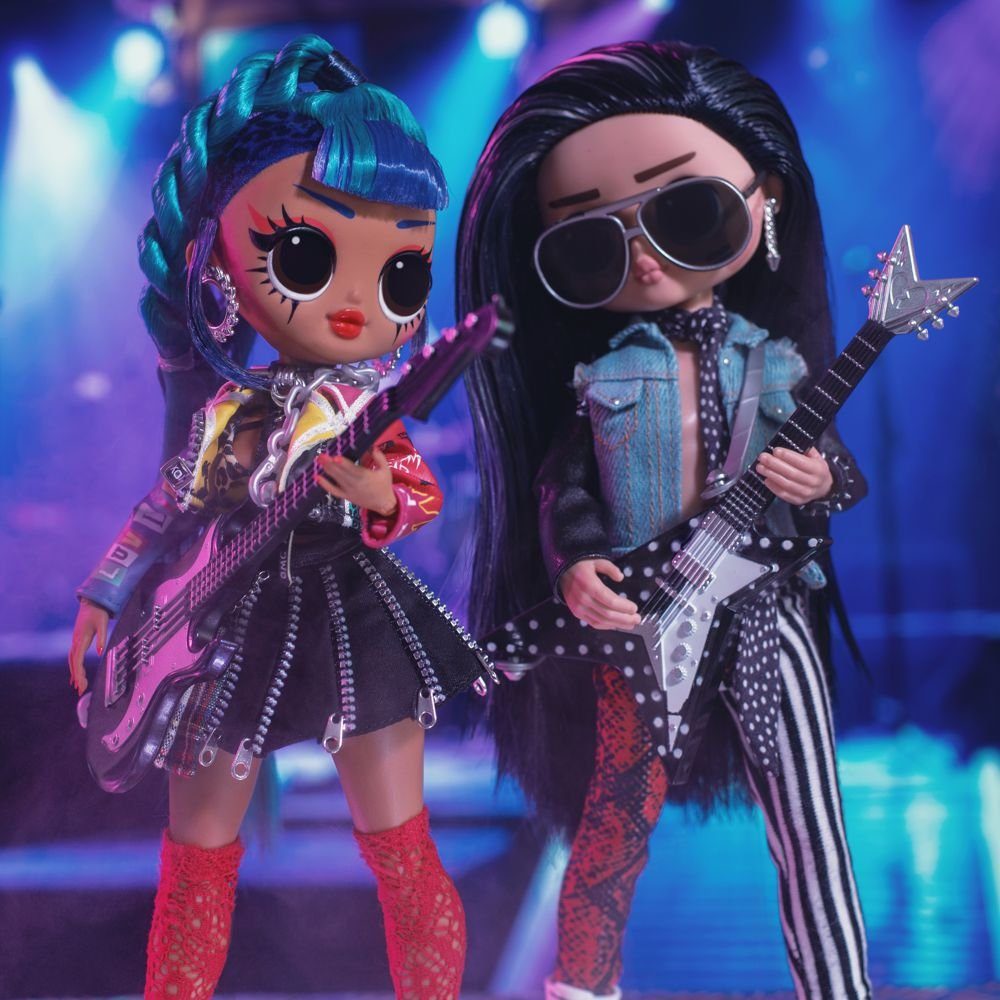MGA ENTERTAINMENT Anziehpuppe Punk Grrrl & Rocker Boi Remix L.O.L. Surprise O.M.G. LOL Puppe