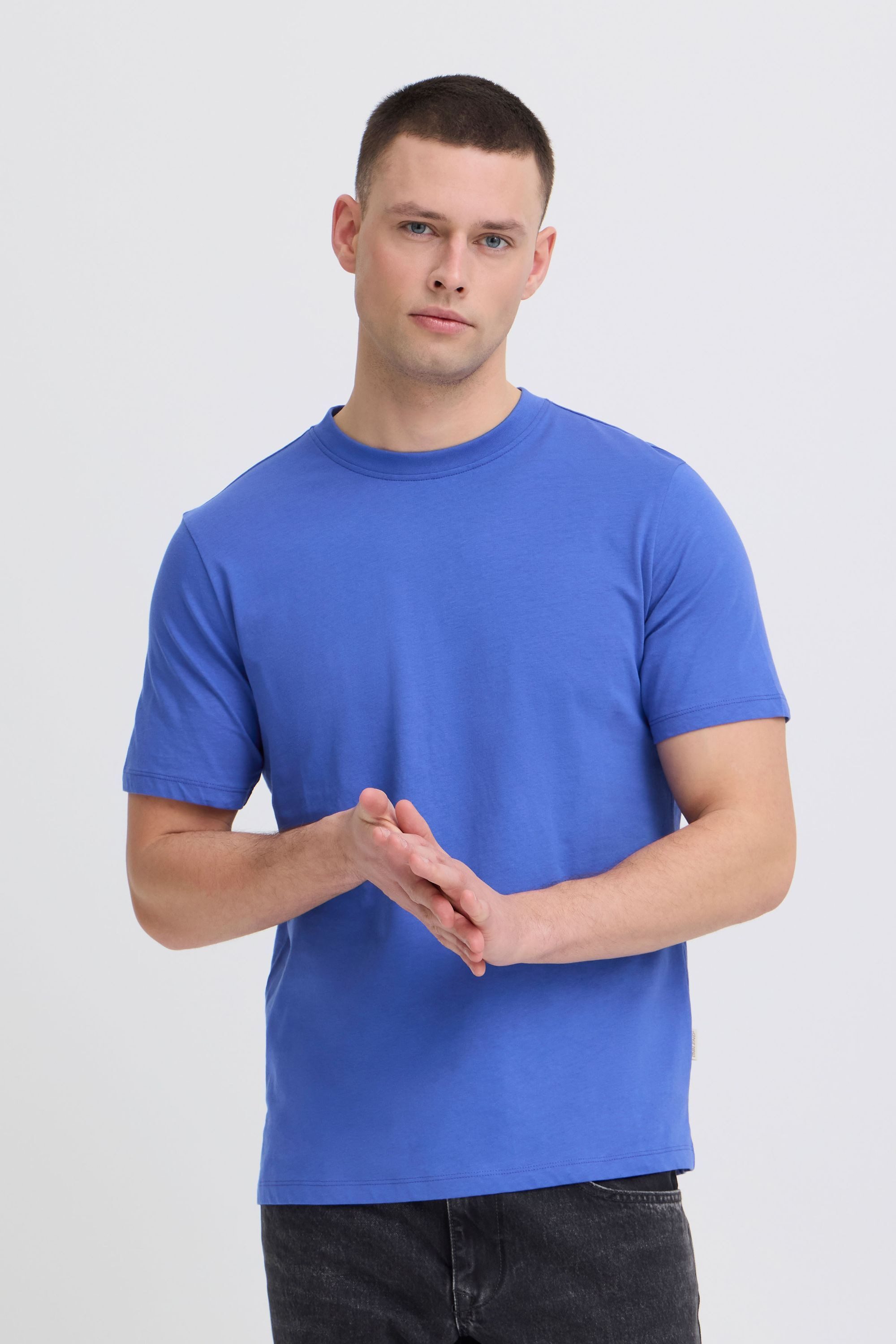 Blend Rundhalsshirt BHKurtis Backprint (1-tlg) Modisches T-Shirt mit Backprint