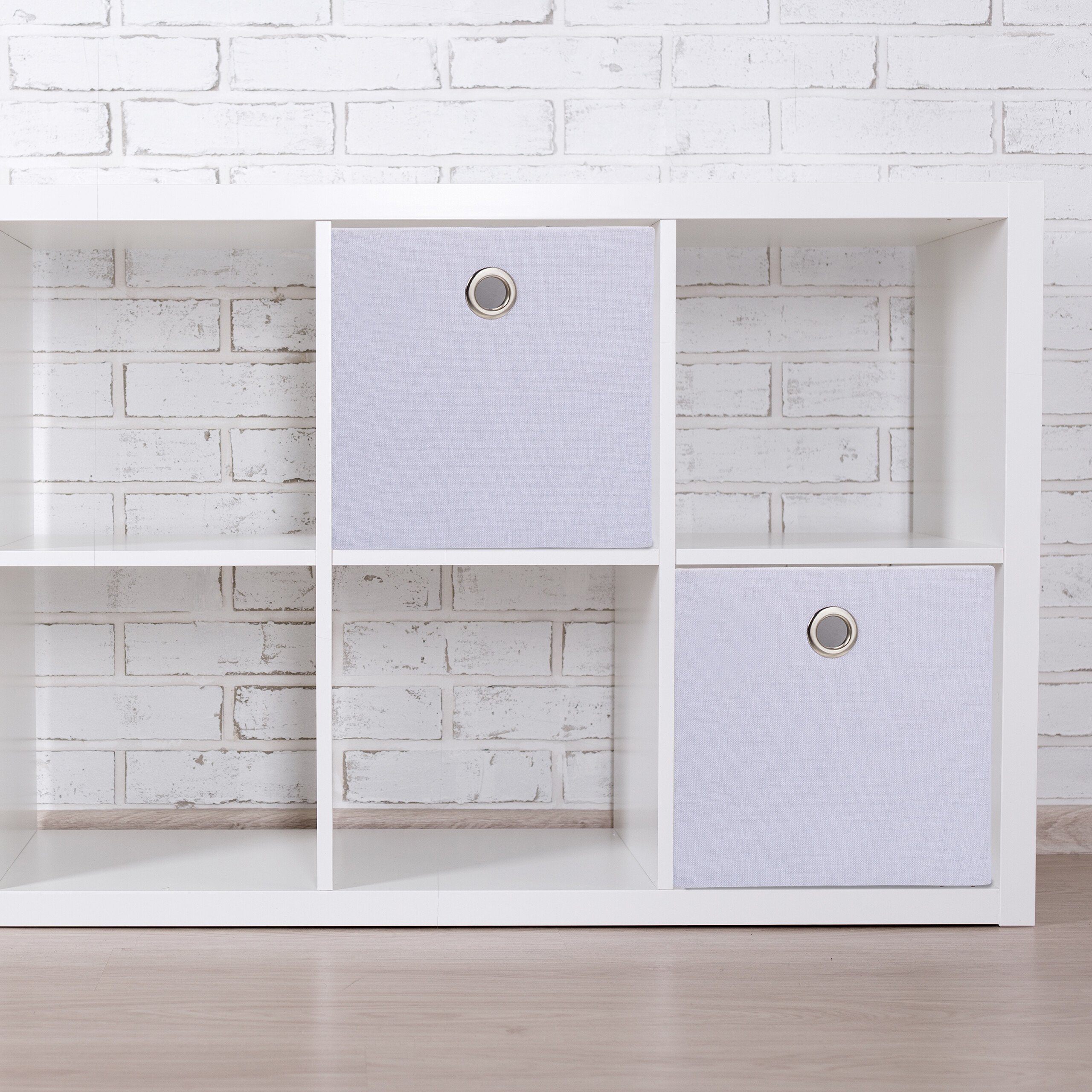 relaxdays Aufbewahrungsbox im 2er Set, Weiß günstig online kaufen