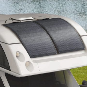 Ecoflow Solarmodul EcoFlow 100W Flexibles Solarpanel, 100 W, IP68 Schutz; leichte Krümmung des Paneels möglich