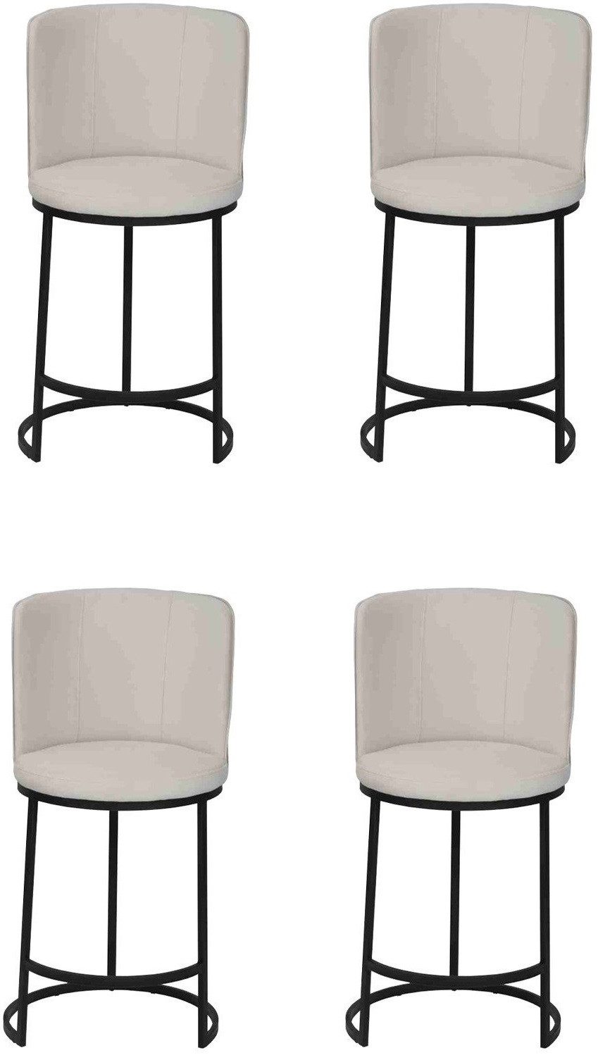 Xlmoebel Barhocker Moderner Designer-Barhocker aus hochwertigem Material (4 St., 4x Barhocker), Hergestellt in Europa