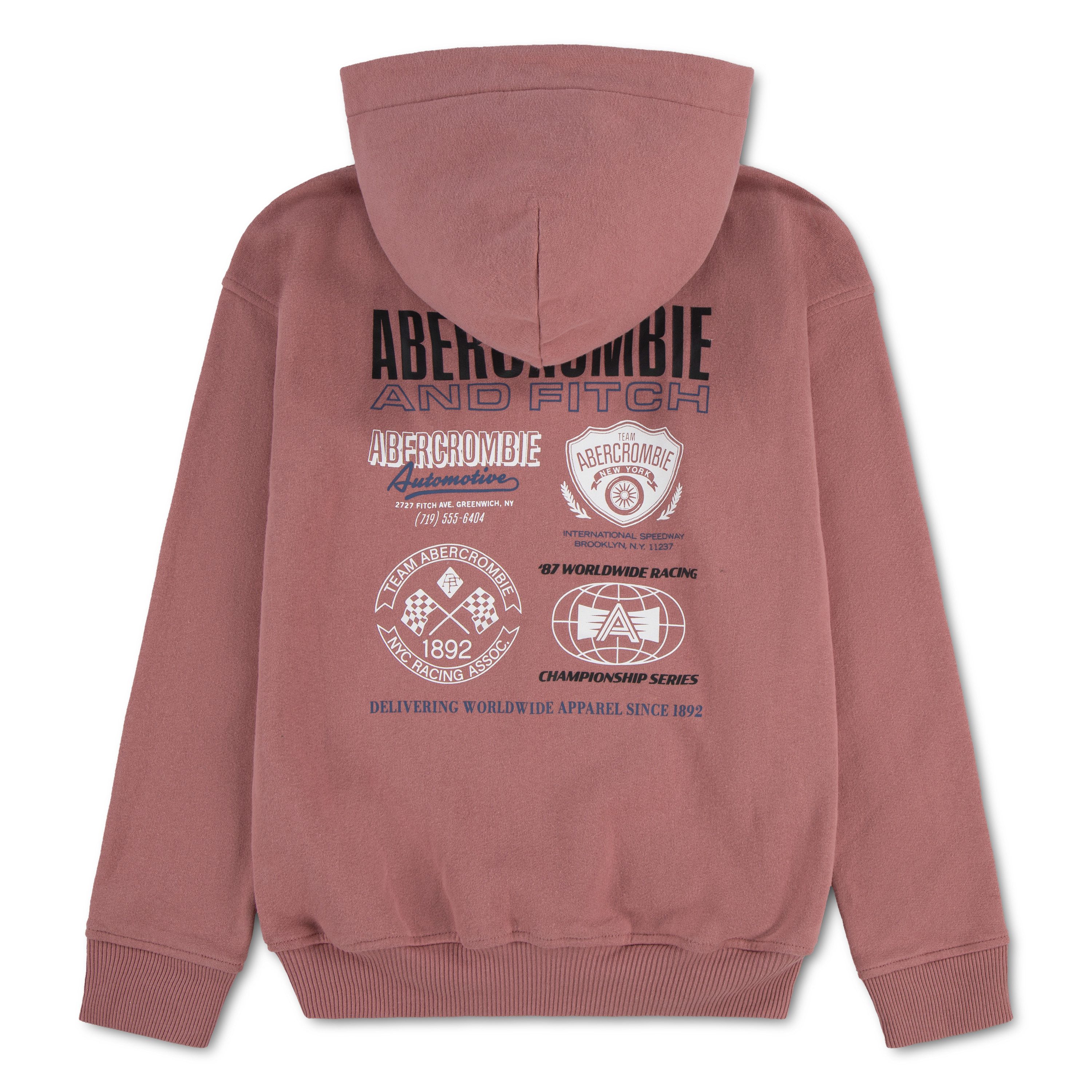 Abercrombie Kids Hoodie AFB PULLOVER HOODIE mit Logo Print