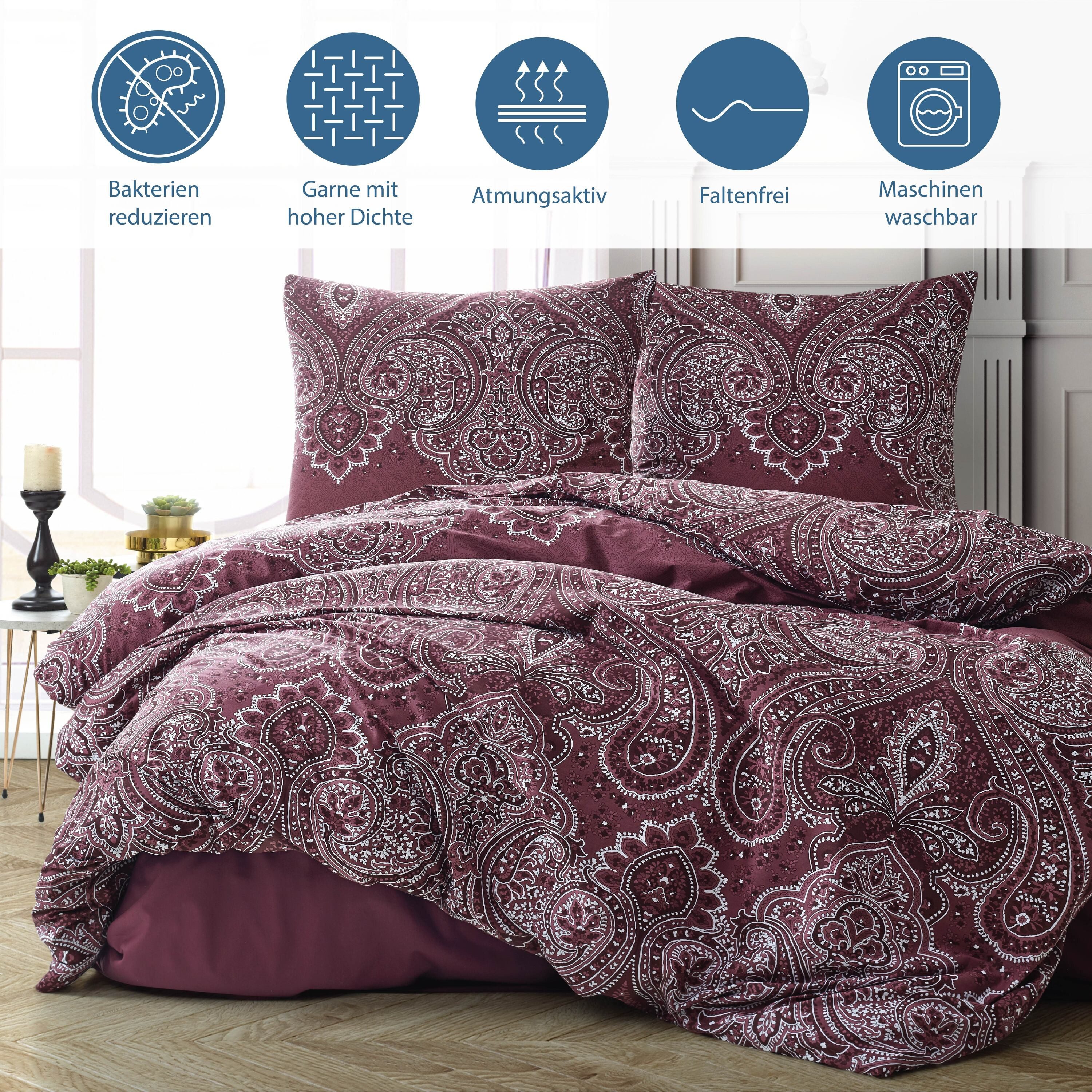 yadetextil Bettwäsche Bettwäsche 135x200 cm. 2 günstig online kaufen