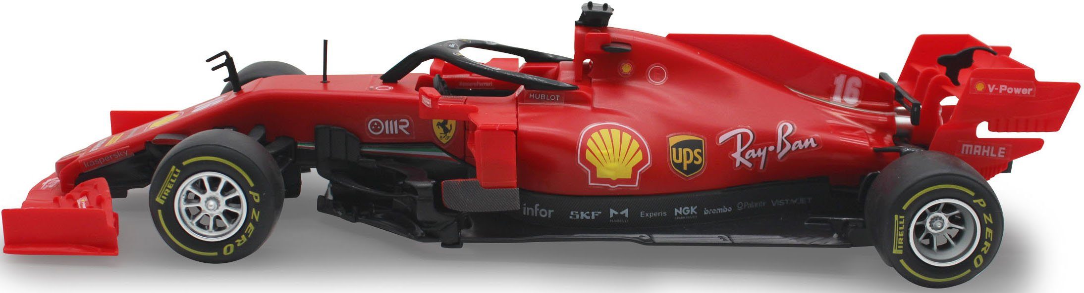 Jamara Modellbausatz RC-Auto Ferrari SF 1000 1:16 rot 2,4GHz, Maßstab 1:16, off. lizensiertes Deluxe Car Modell von Jamara